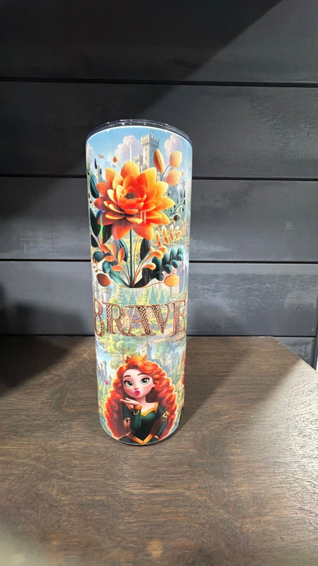 Brave inspired tumbler