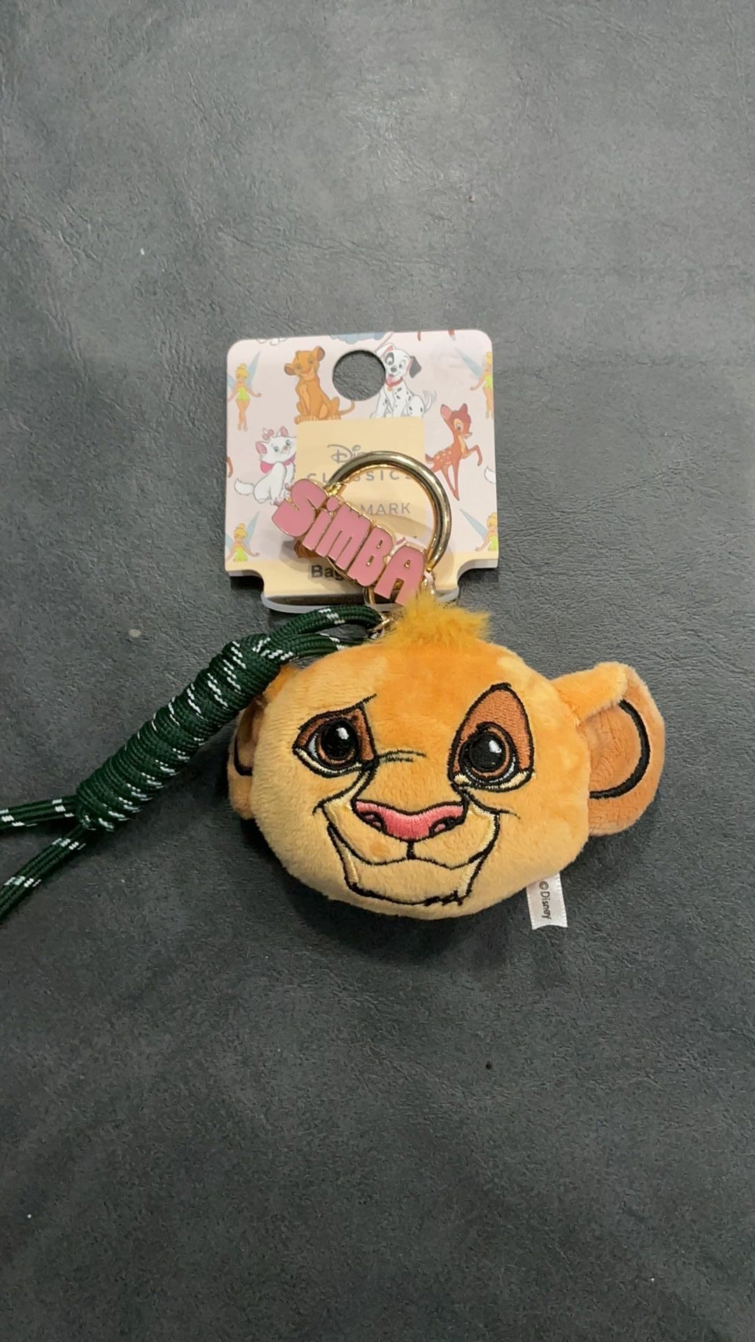 Simba bag charm NWT