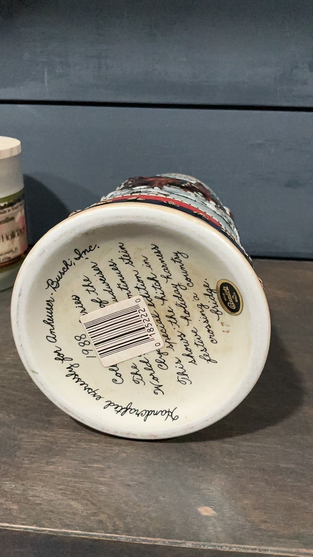 Budweiser stein pre-loved