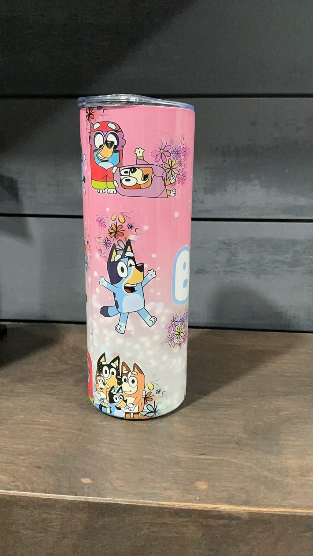 Bluey inspired tumbler