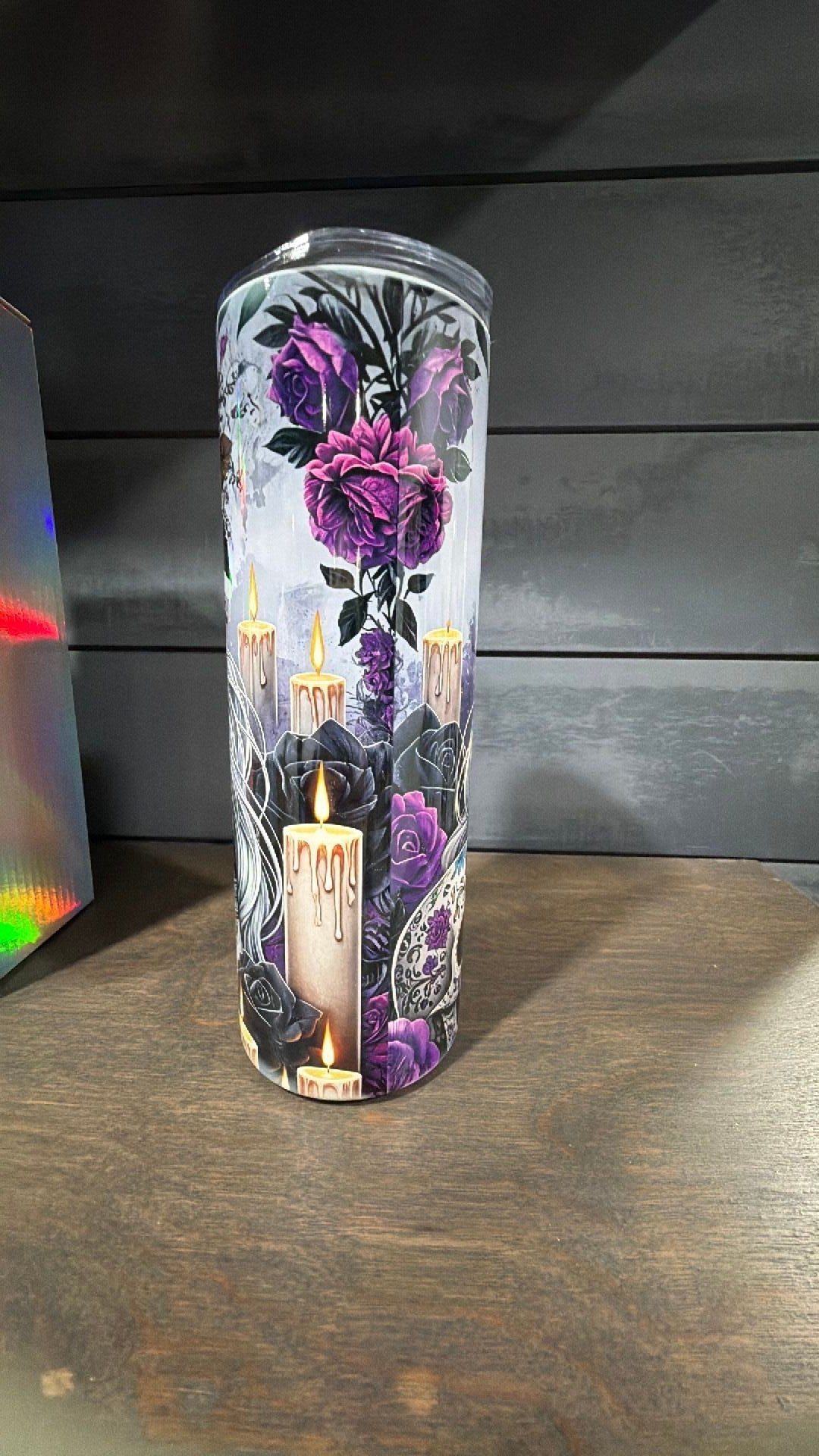 Sugar skull tumbler