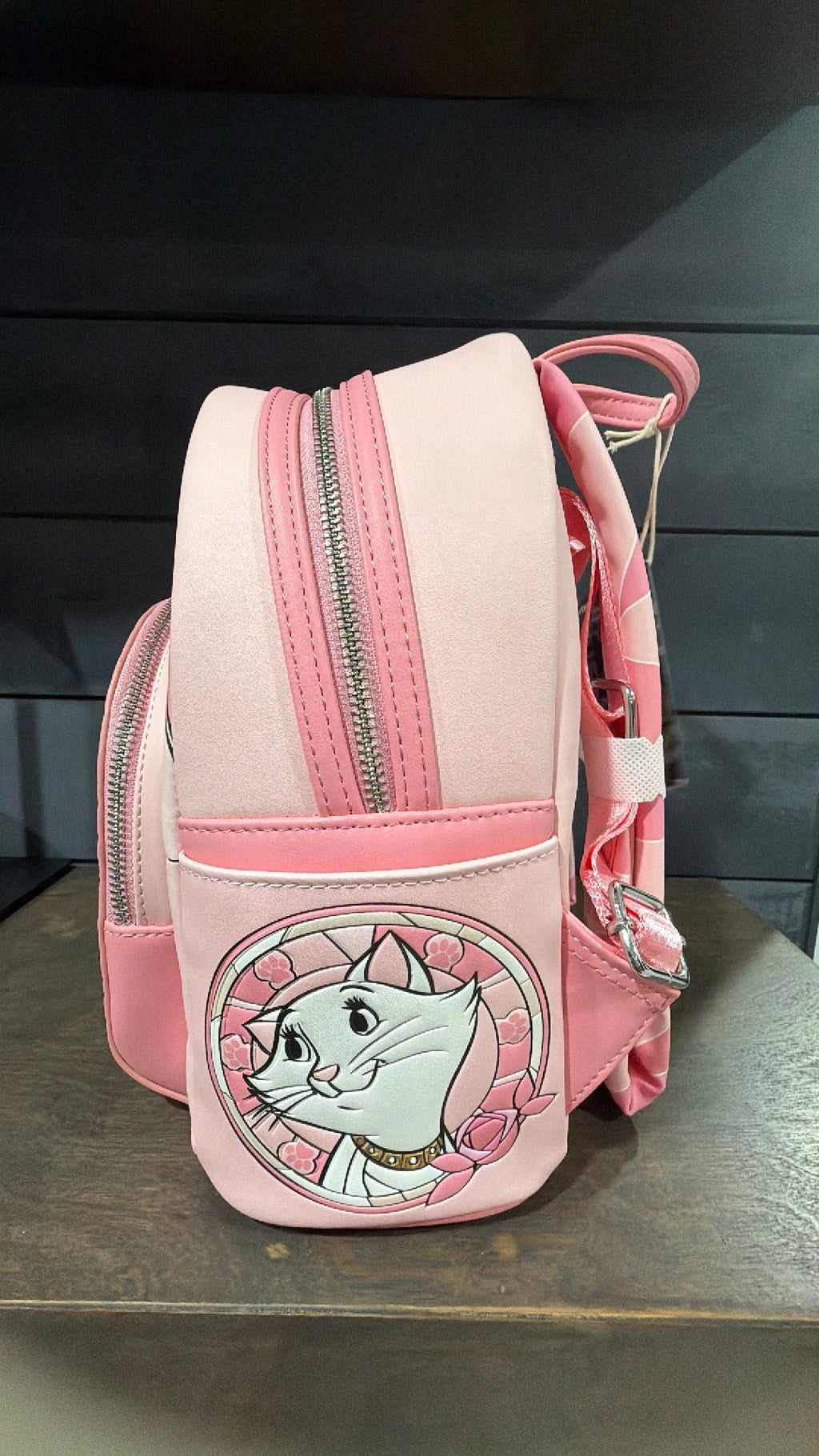 Stained glass aristocrats backpack NWT