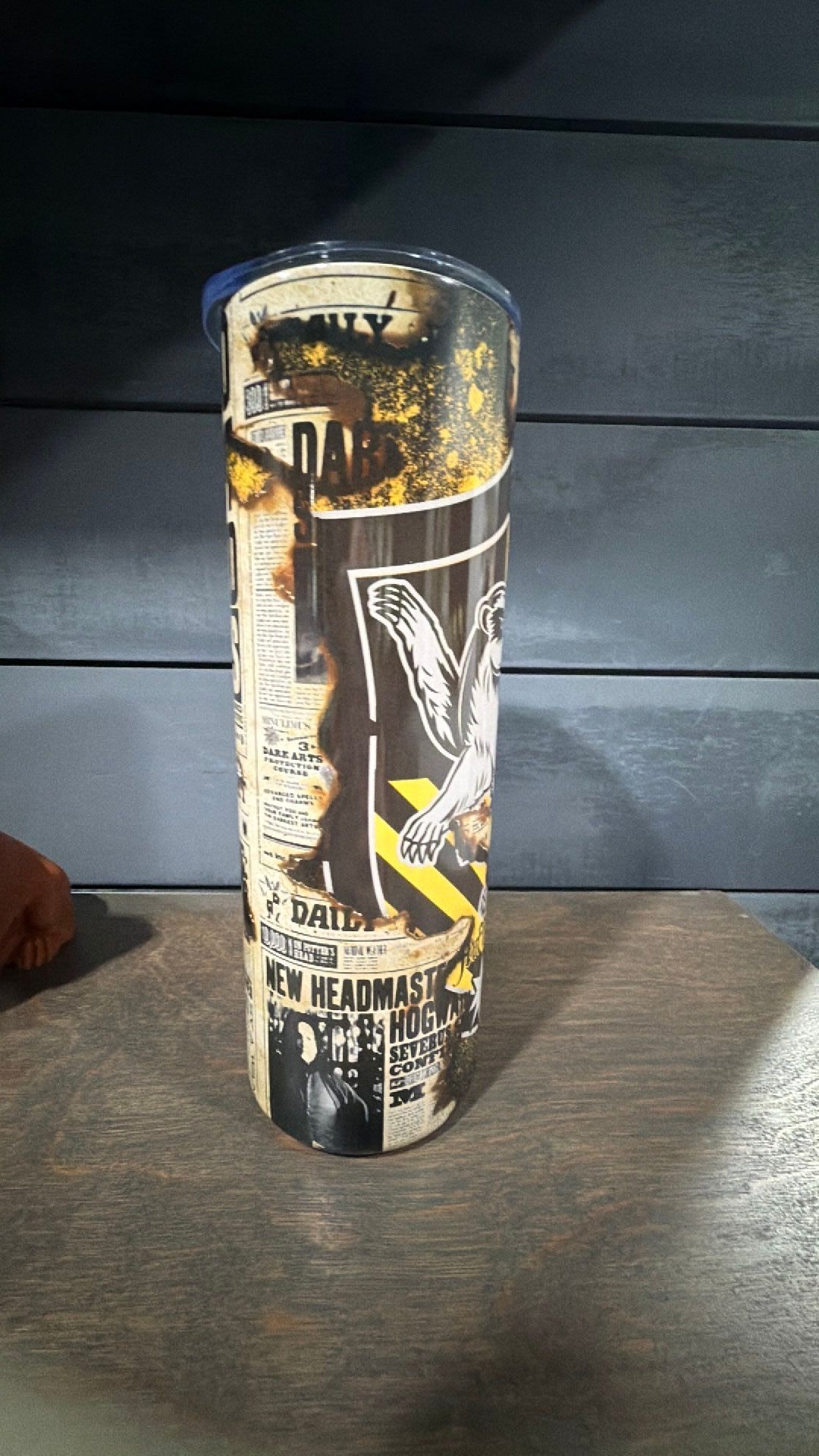 Hufflepuff inspired tumbler