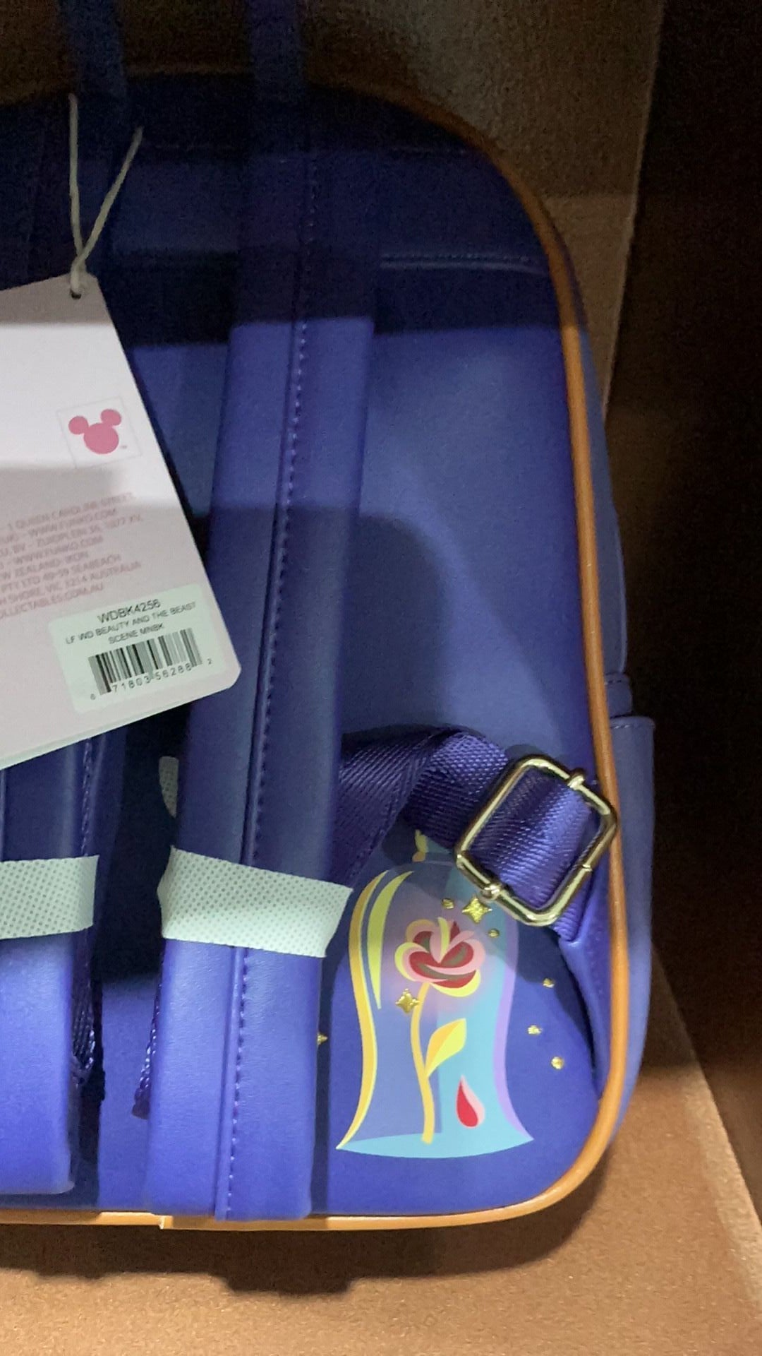 Beauty and the beast backpack NWT