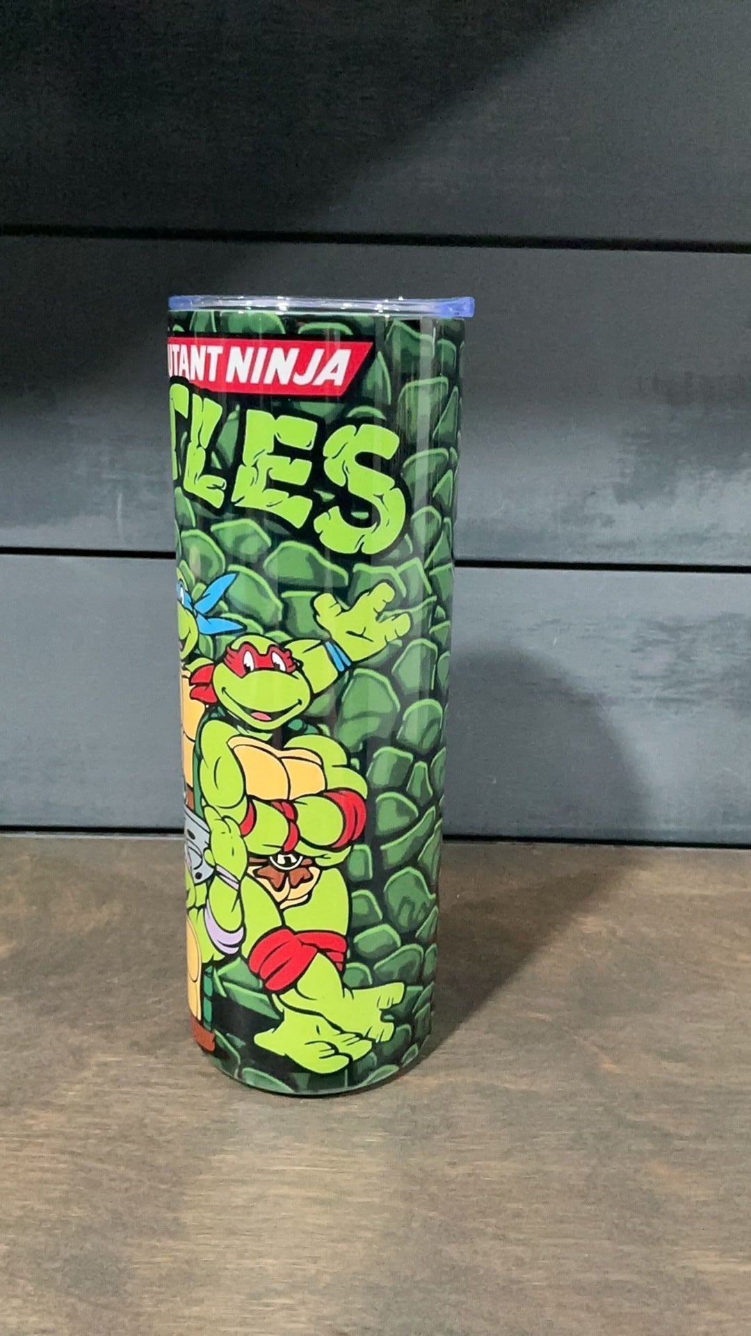 Ninja turtles inspired tumbler