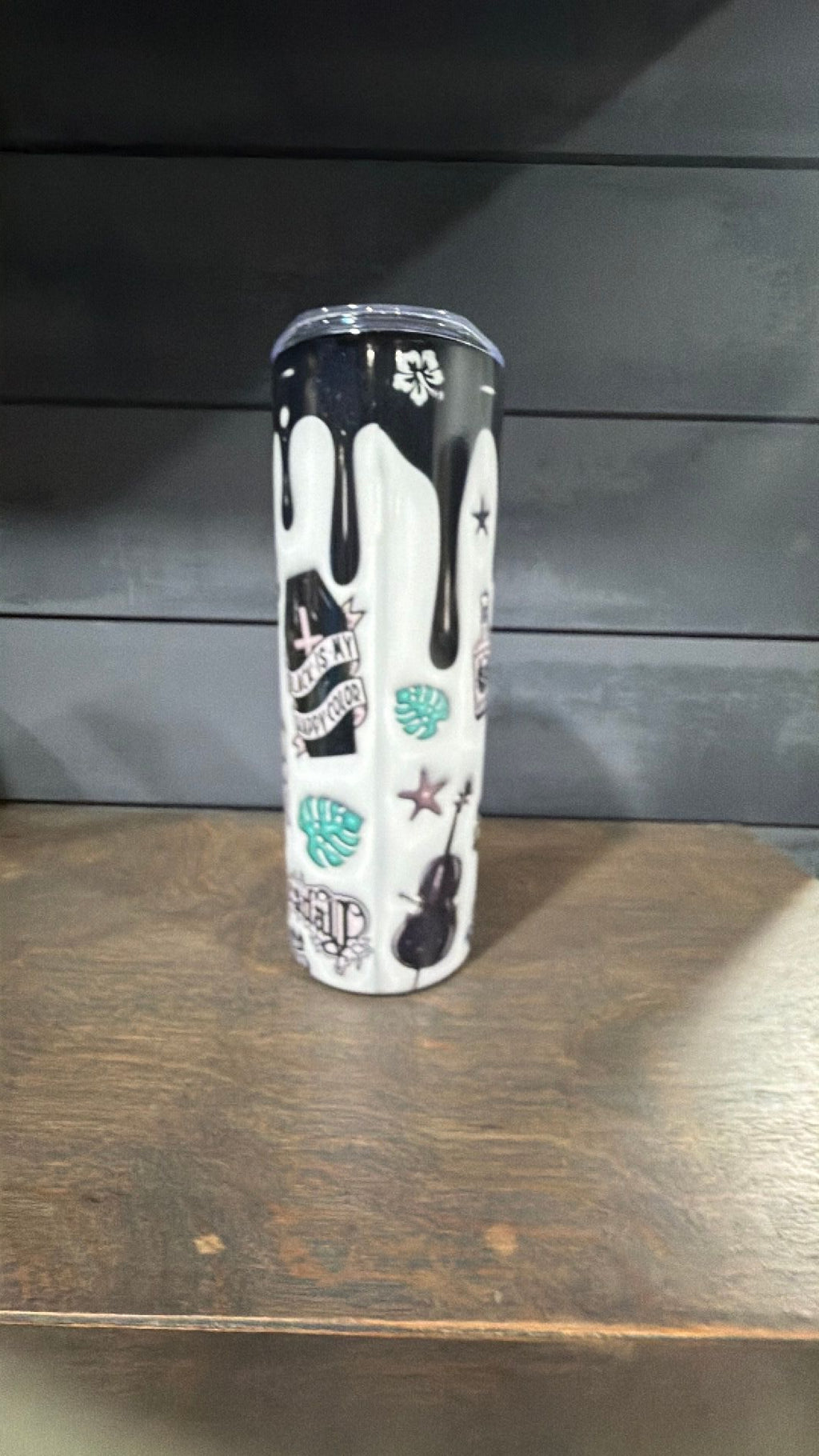 Wednesday inspired tumbler