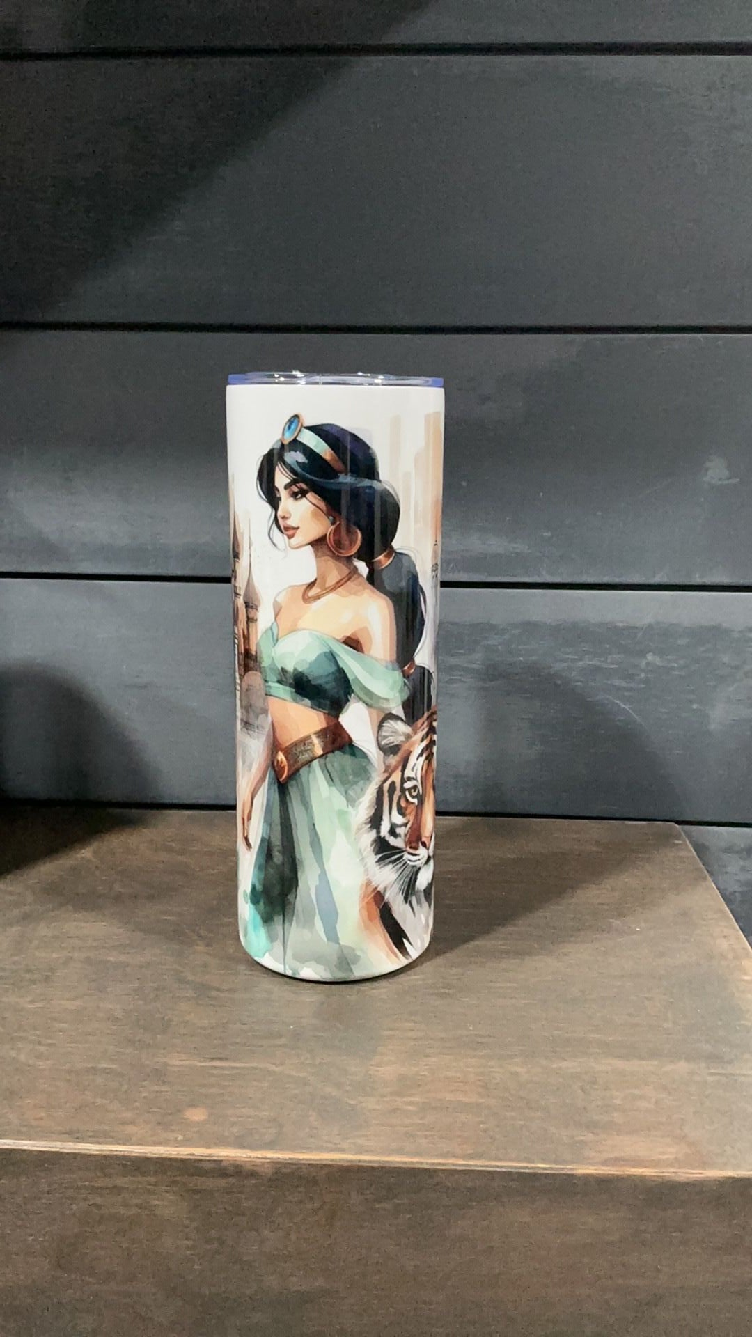 Jasmine inspired tumbler