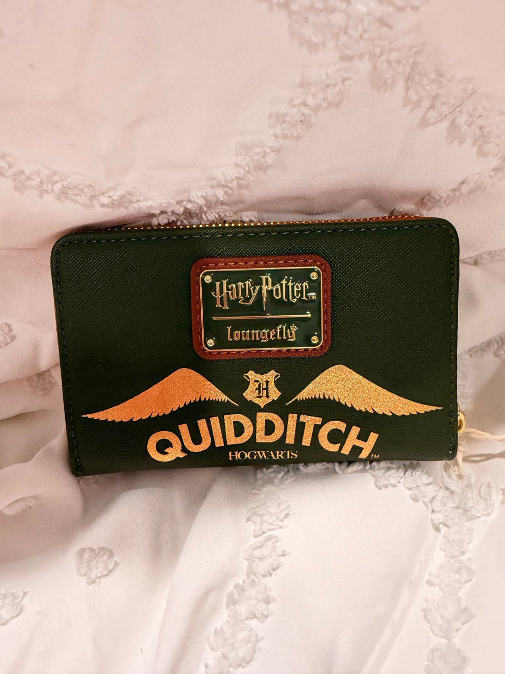 Harry Potter Hogwarts Quidditch Loungefly Wallet NWT