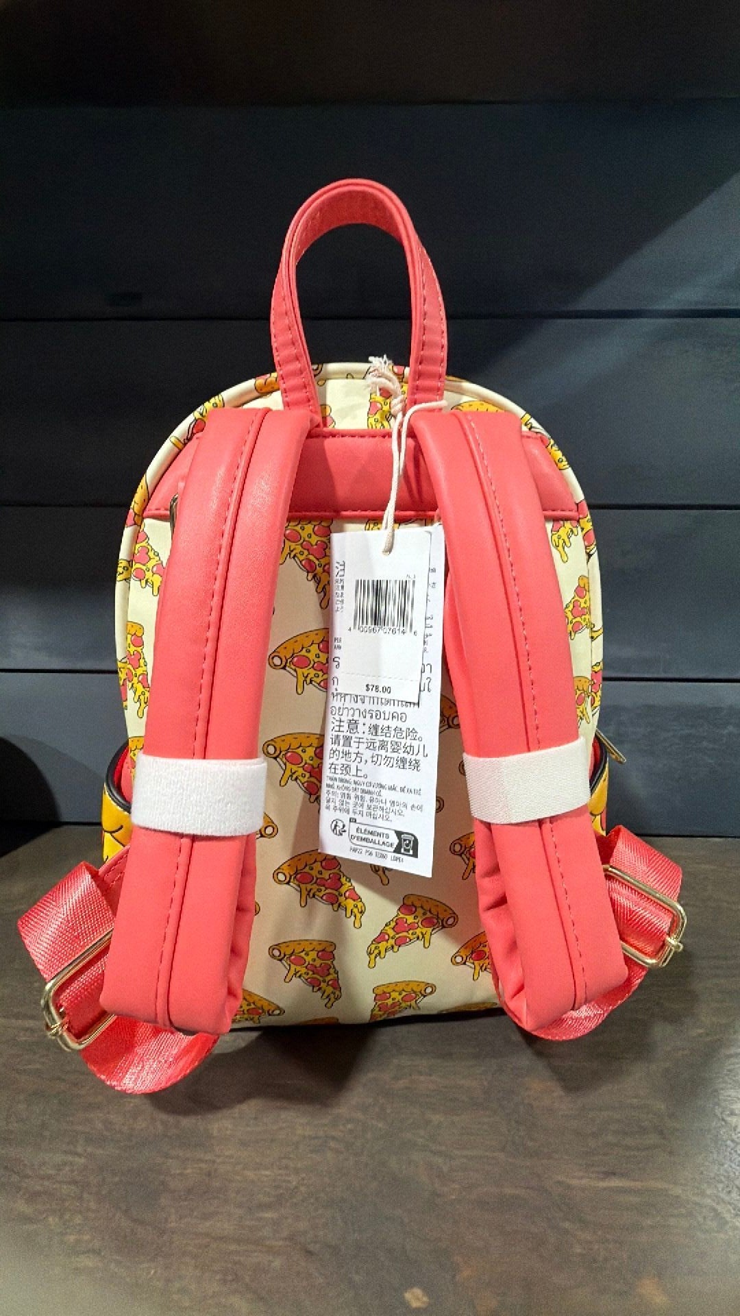 Loungefly Disney Eats Mickey Mouse Pizza Mini Backpack