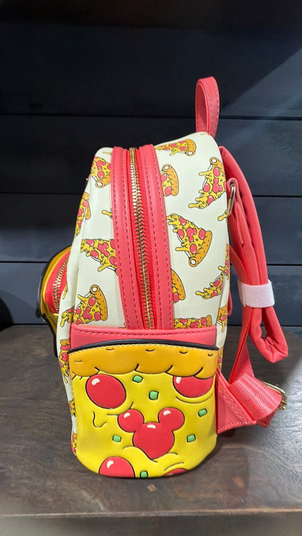Loungefly Disney Eats Mickey Mouse Pizza Mini Backpack