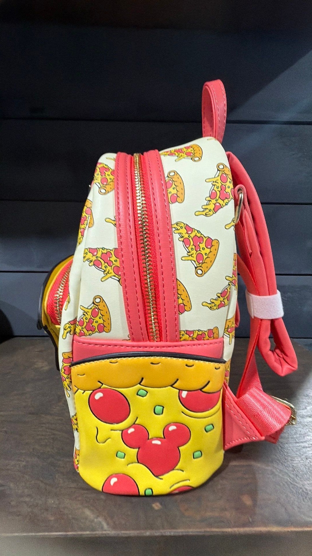 Loungefly Disney Eats Mickey Mouse Pizza Mini Backpack