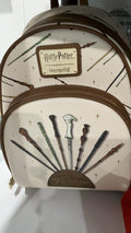 Harry Potter NWT Loungefly Ollivander’s Wands 10” Faux Leather Mini Backpack
