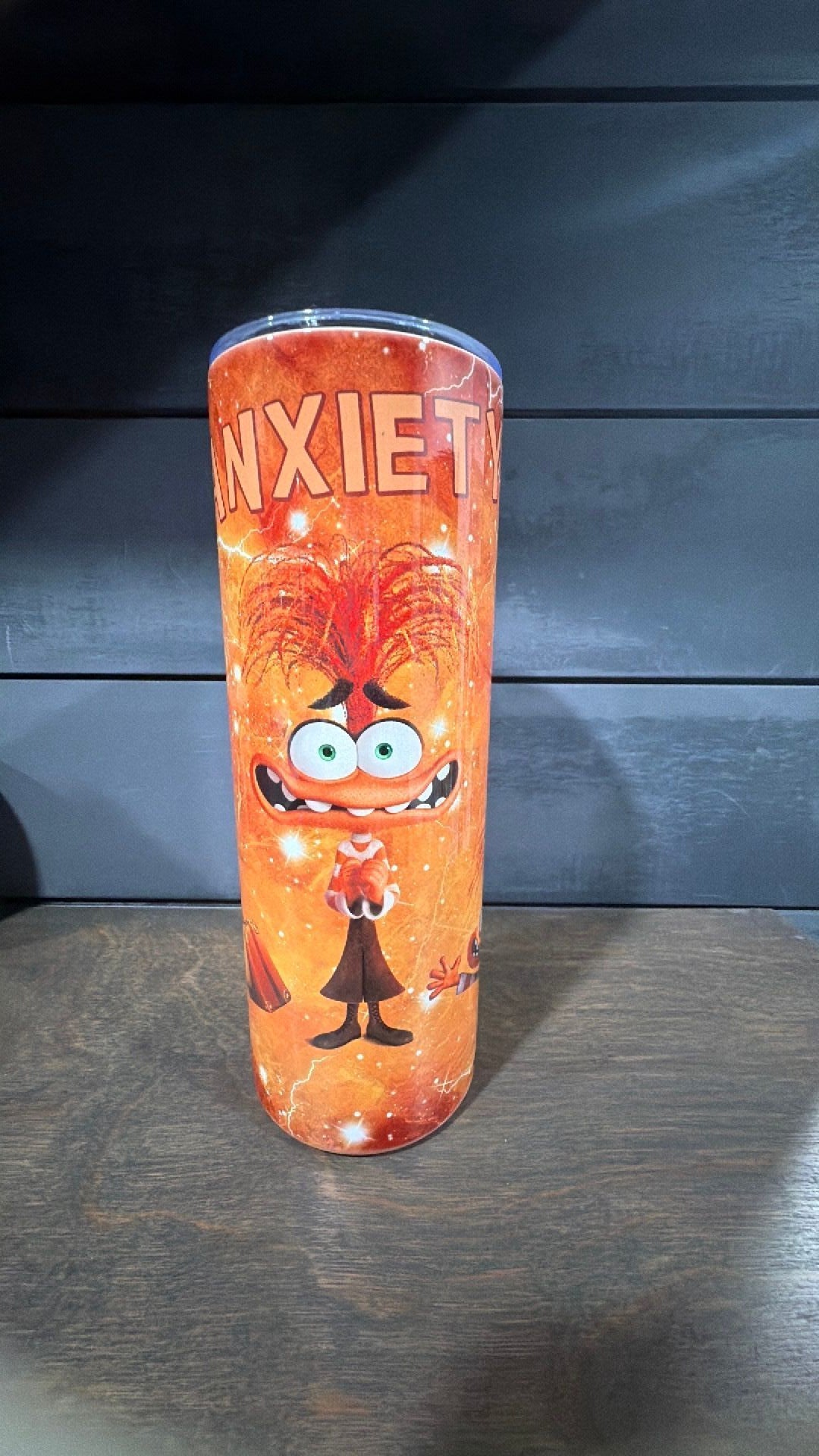 Anxiety inspired tumbler