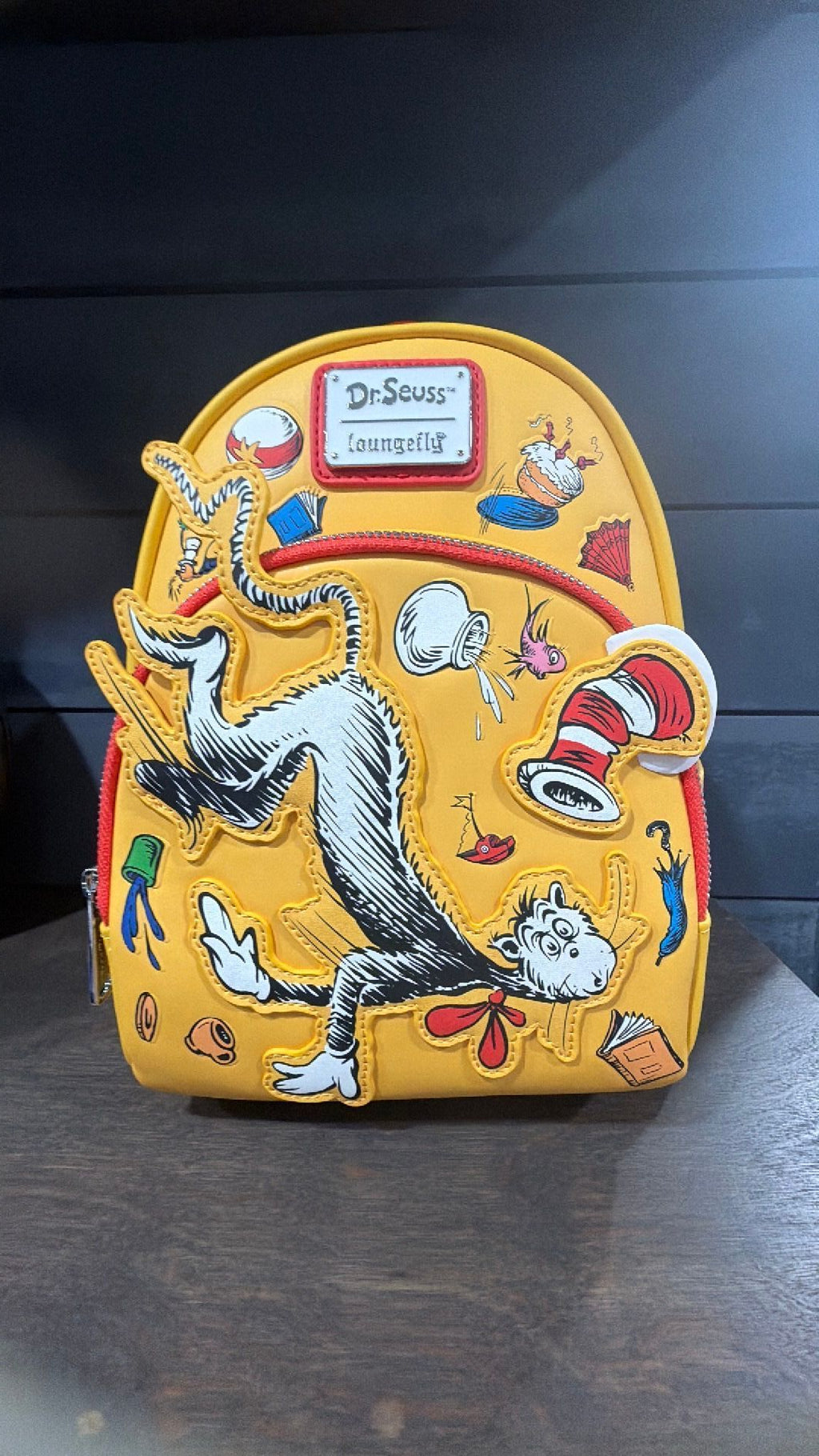 Cat and the hat backpack NWT