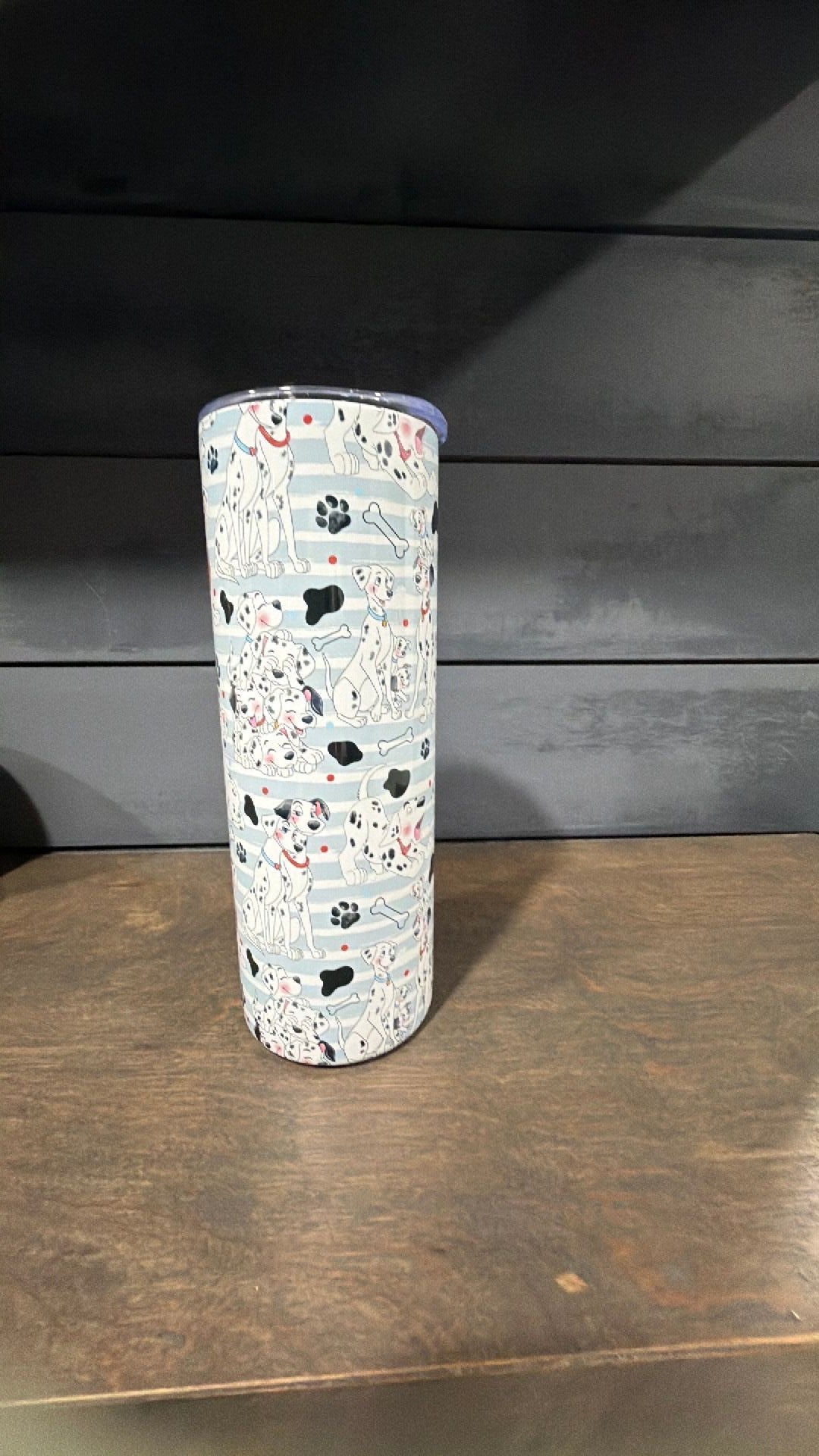 Dalmatian inspired tumbler