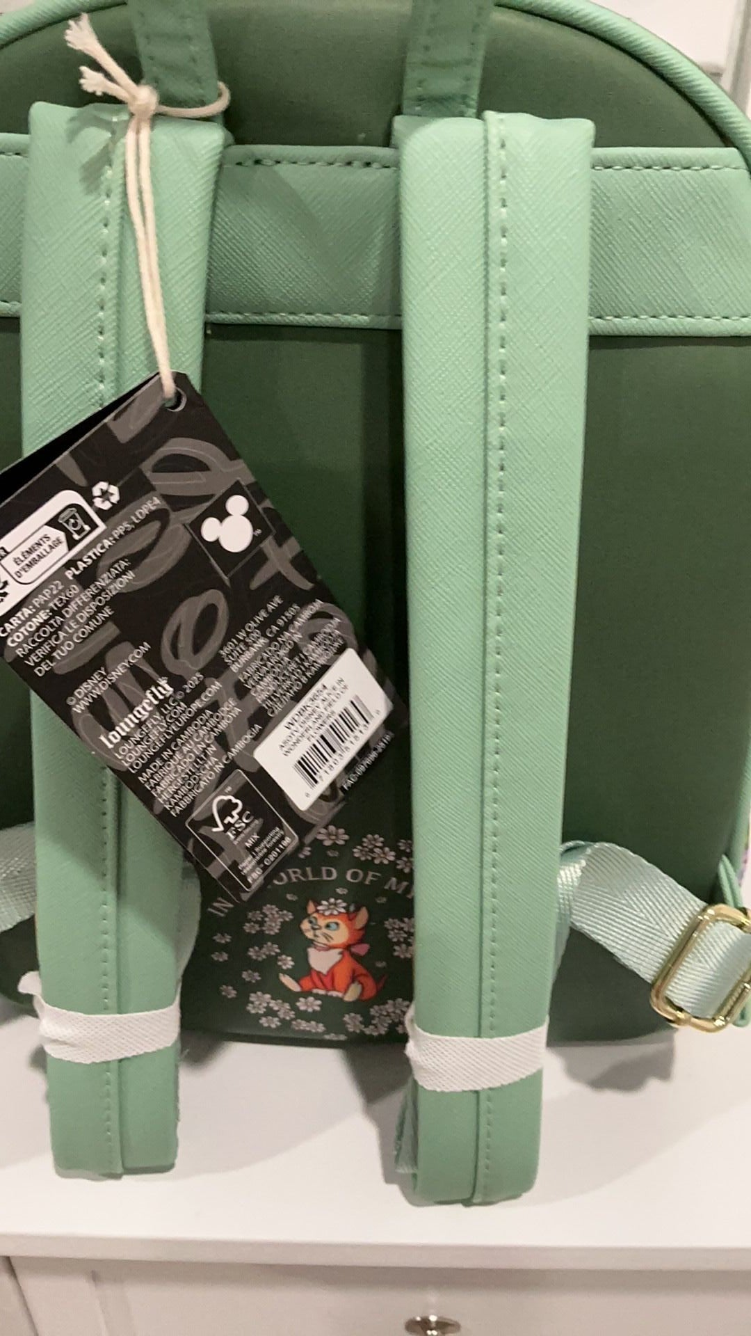 Alice in wonderland backpack NWT