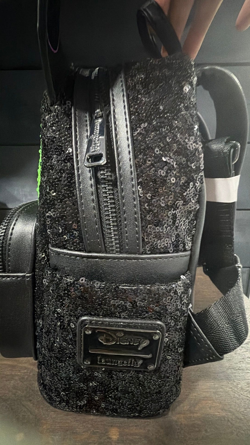 Loungefly Disney Maleficent Dragon Sequin Mini Backpack