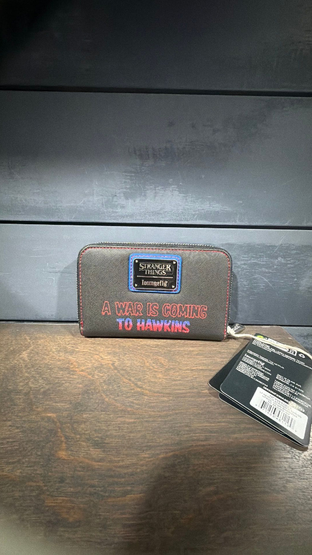 Stranger Things UpsideDown Shadows Zip Wallet
