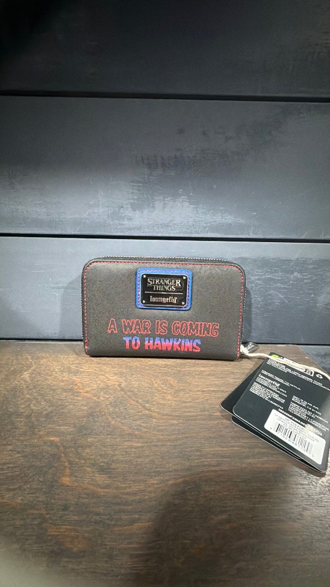 Stranger Things UpsideDown Shadows Zip Wallet