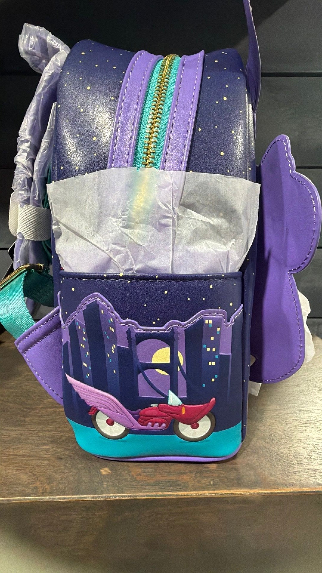 Darkwing Duck backpack NWT