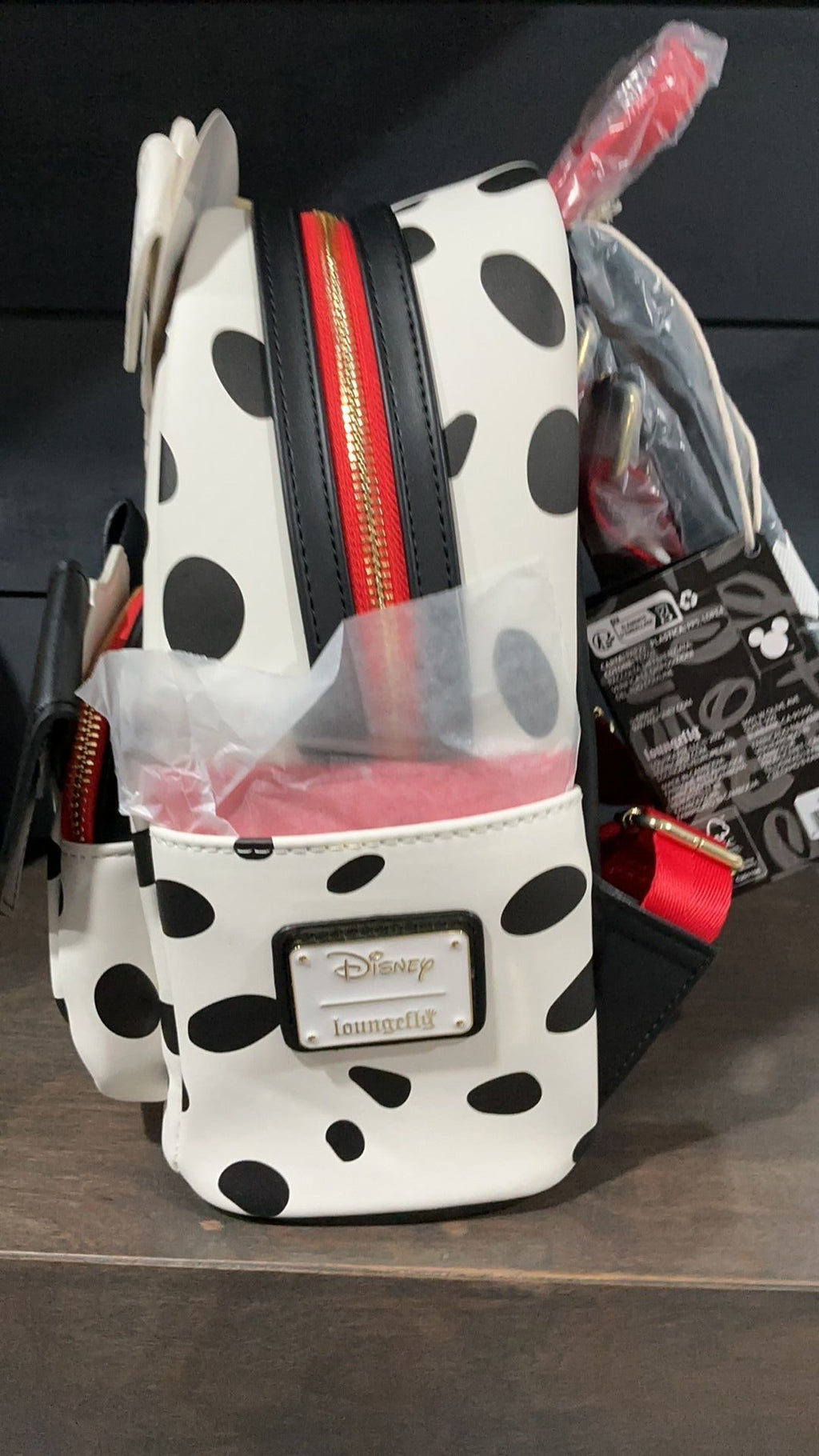 Loungefly 101 Dalmatians Cosplay Mini Backpack Disney Dogs Bag Pongo Puppies