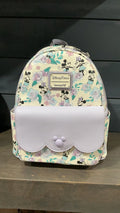 Mickey and Minnie floral backpack NWT