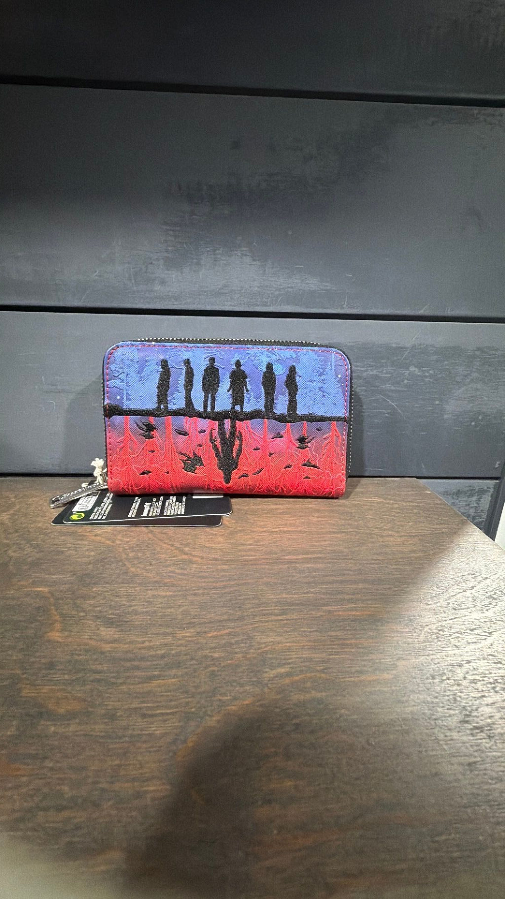 Stranger Things UpsideDown Shadows Zip Wallet