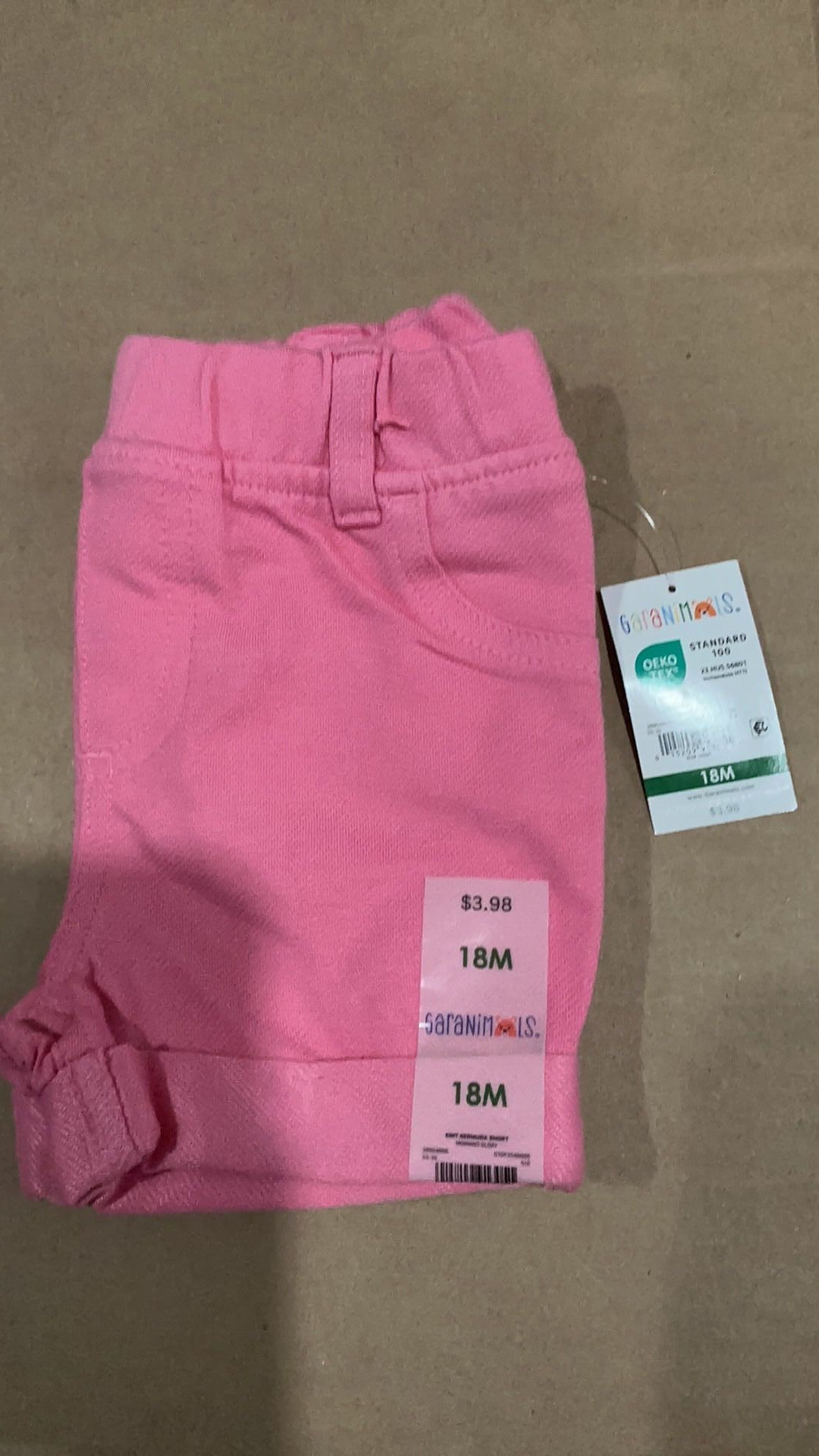Girls shorts size 18M NWT