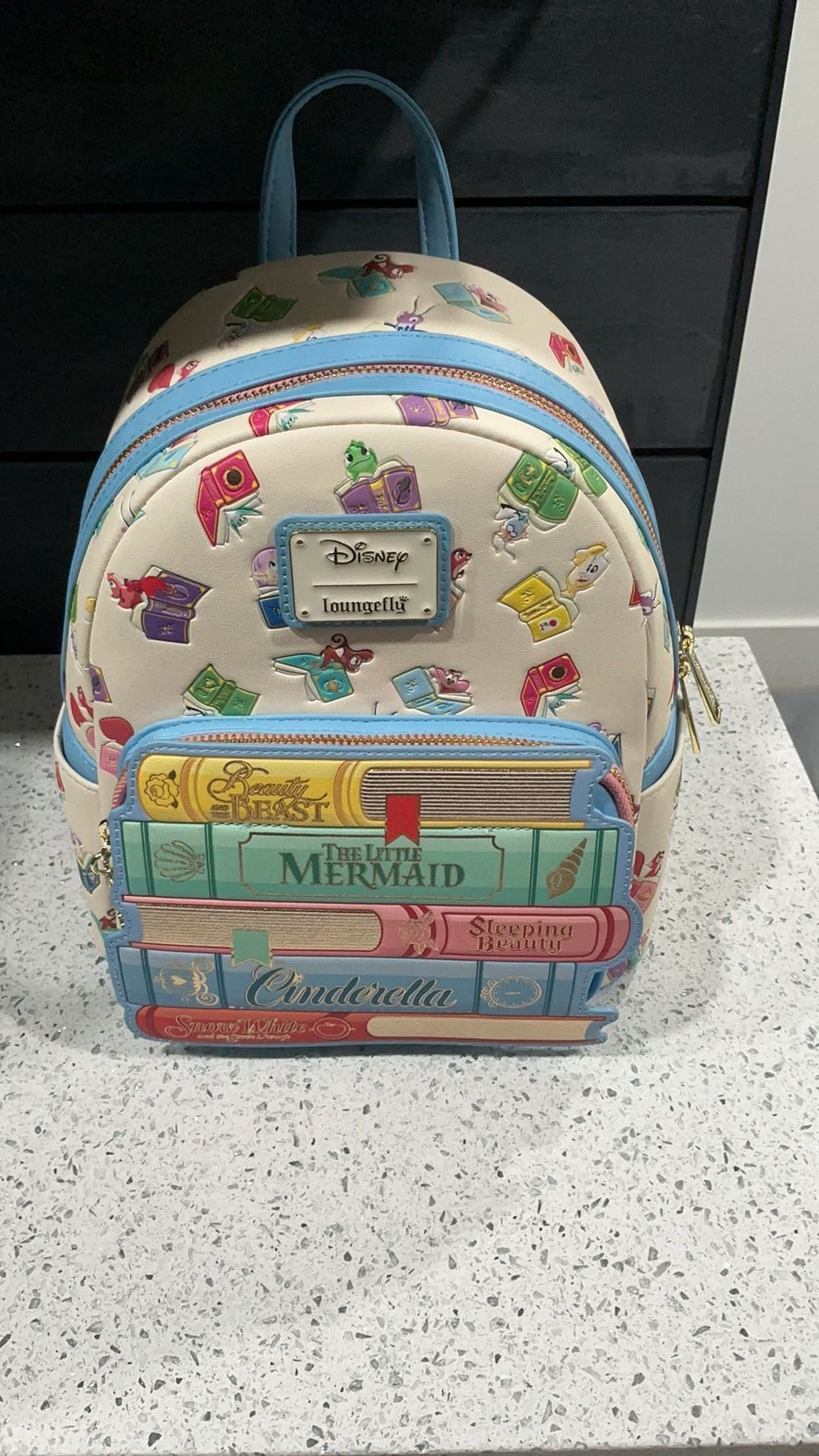 Loungefly NWT Disney Princess Classic Books Mini-Backpack