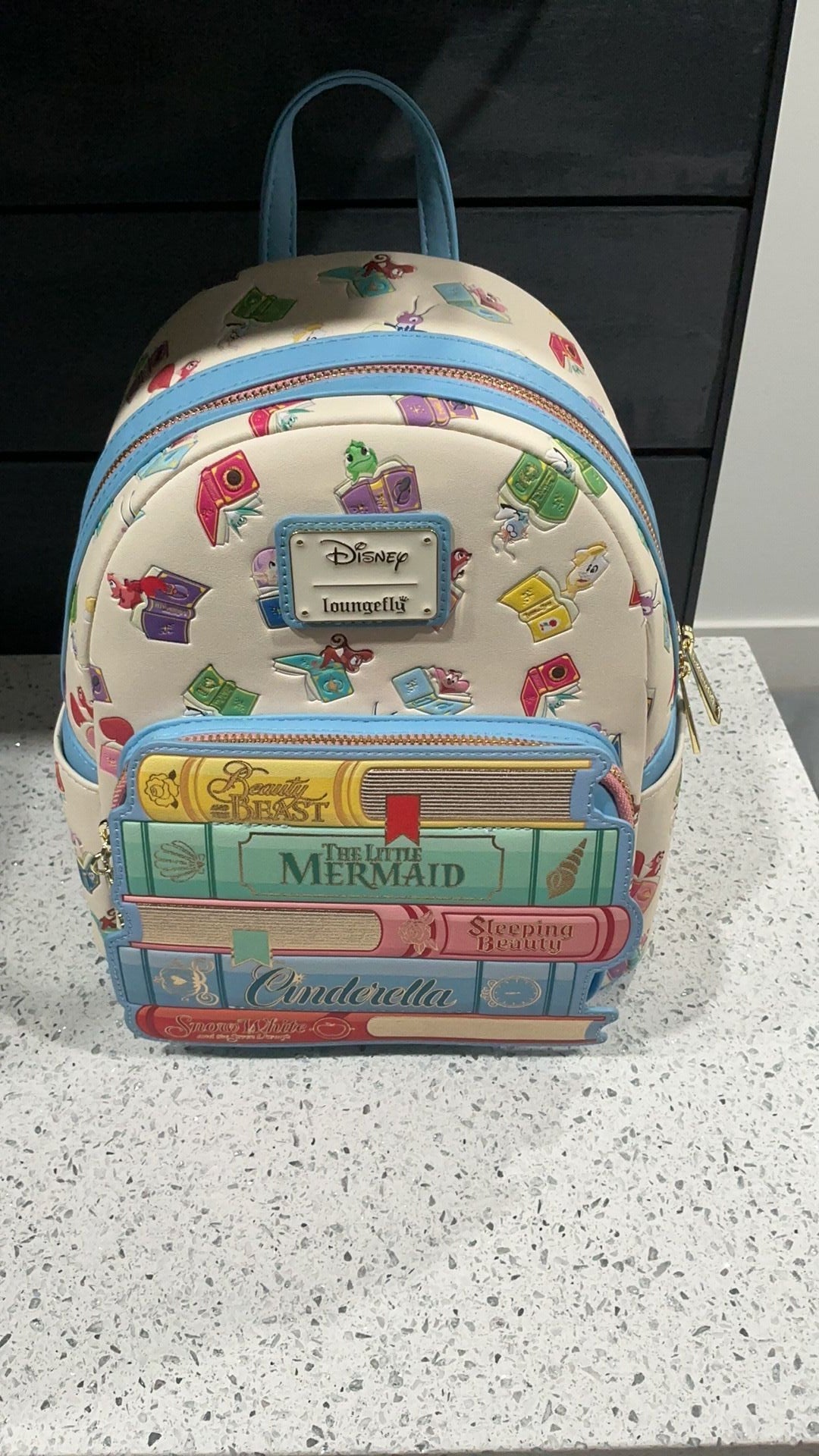 Loungefly NWT Disney Princess Classic Books Mini-Backpack