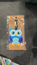 Owl luggage tag NWT