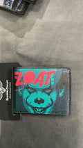 IT Bi-Fold Wallet - Pennywise Face And Balloons TIME TO FLOAT Blues/Reds