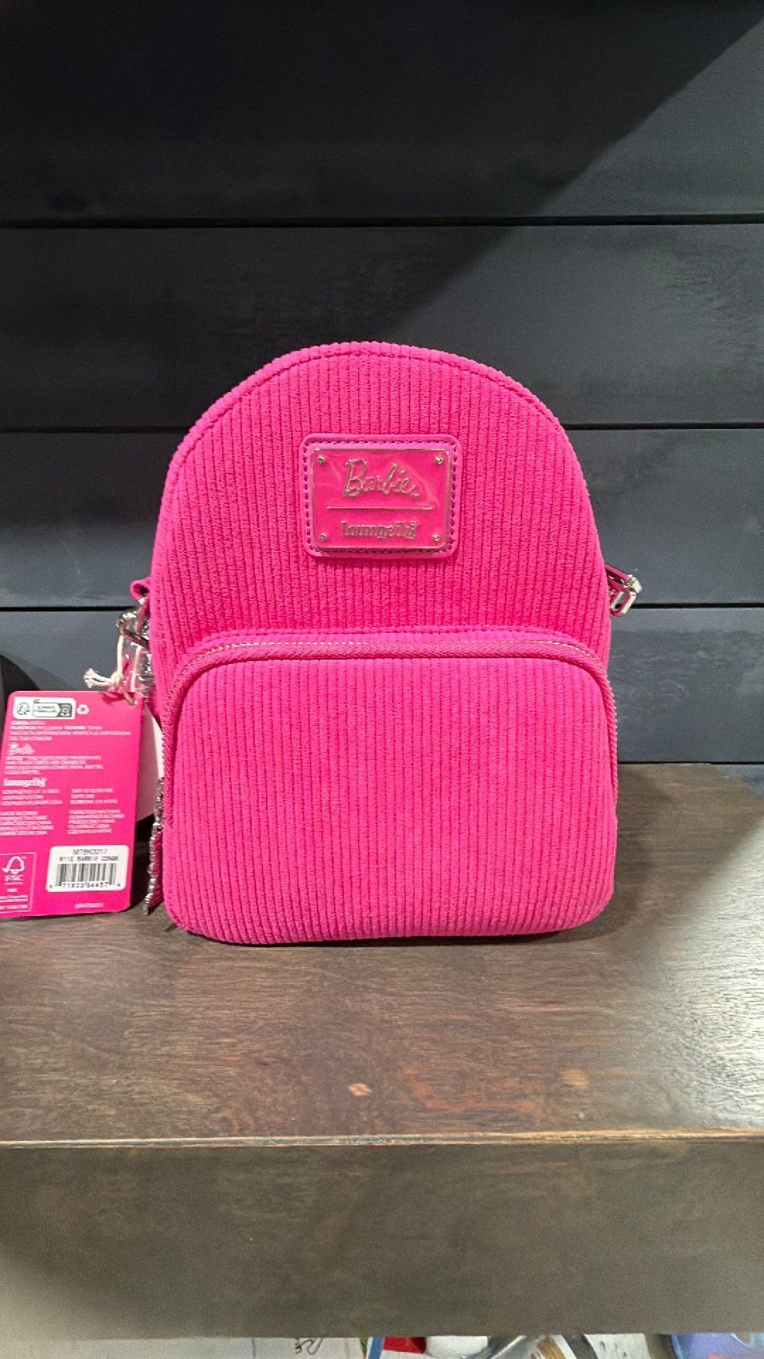 Barbie convertible backpack with coin purse
