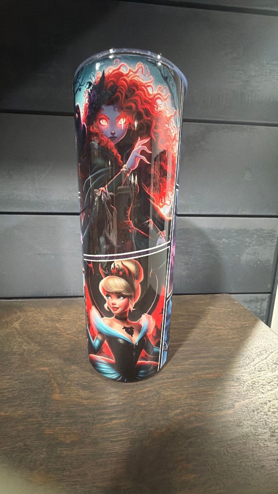 Princess turn villain inspired tumbler