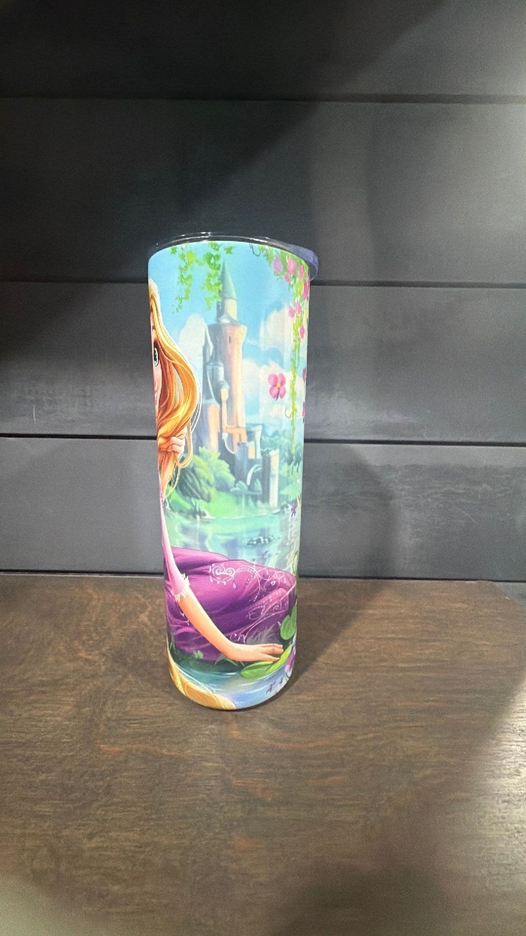 Rapunzal inspired tumbler