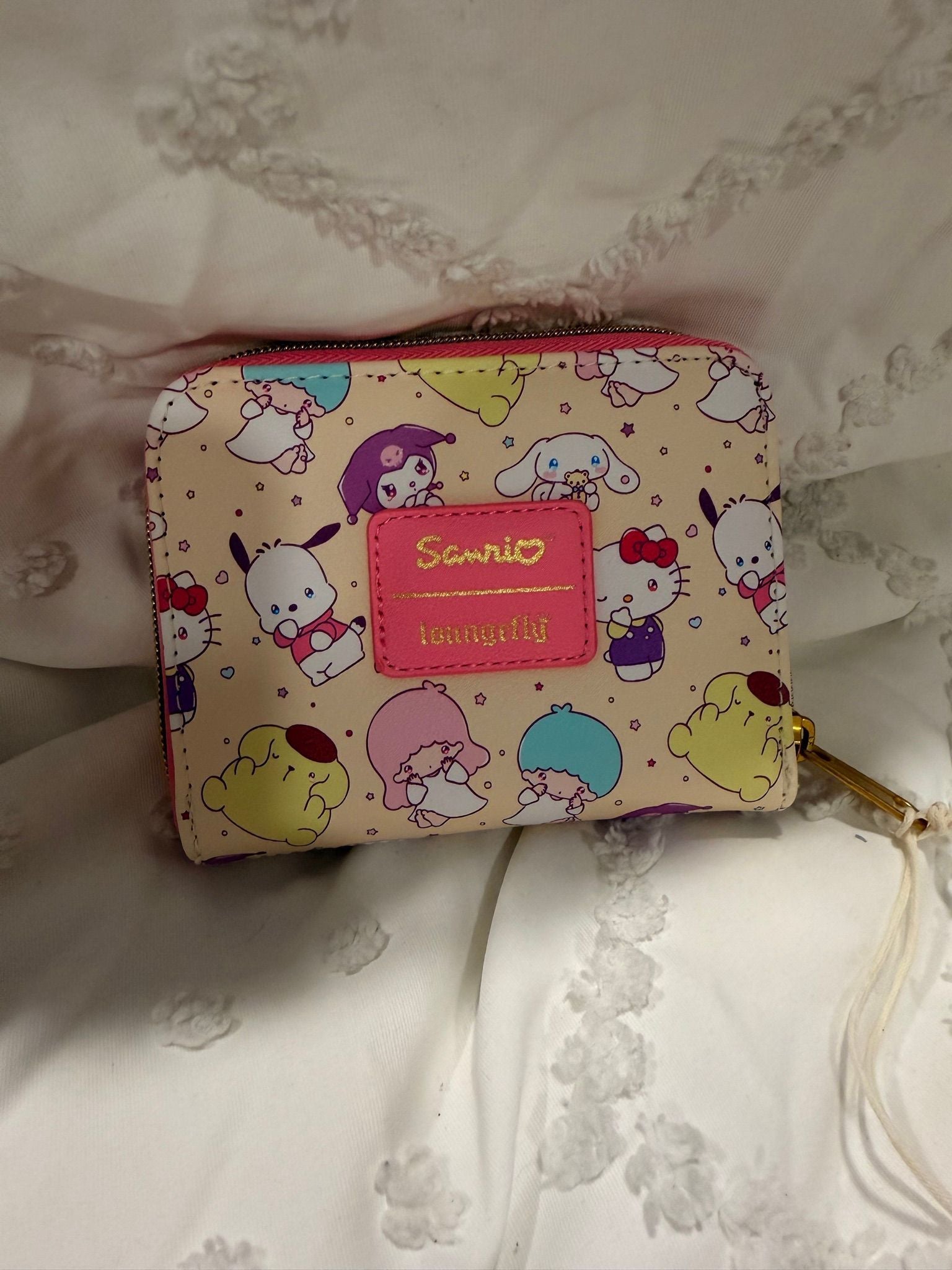 Sanrio Friends All-Over Print Loungefly Wallet NWT