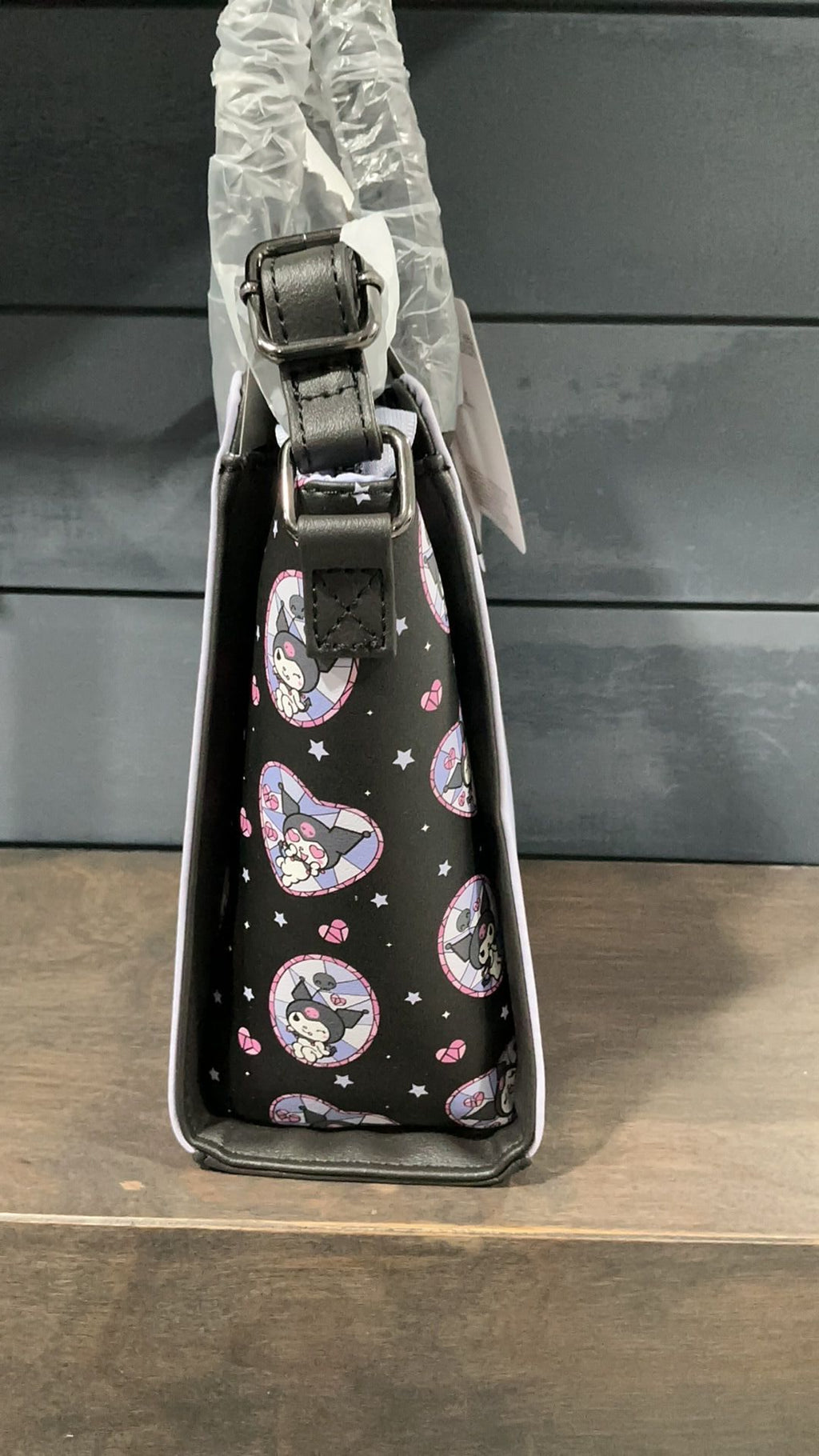 Kuromi stained glass crossbody NWT