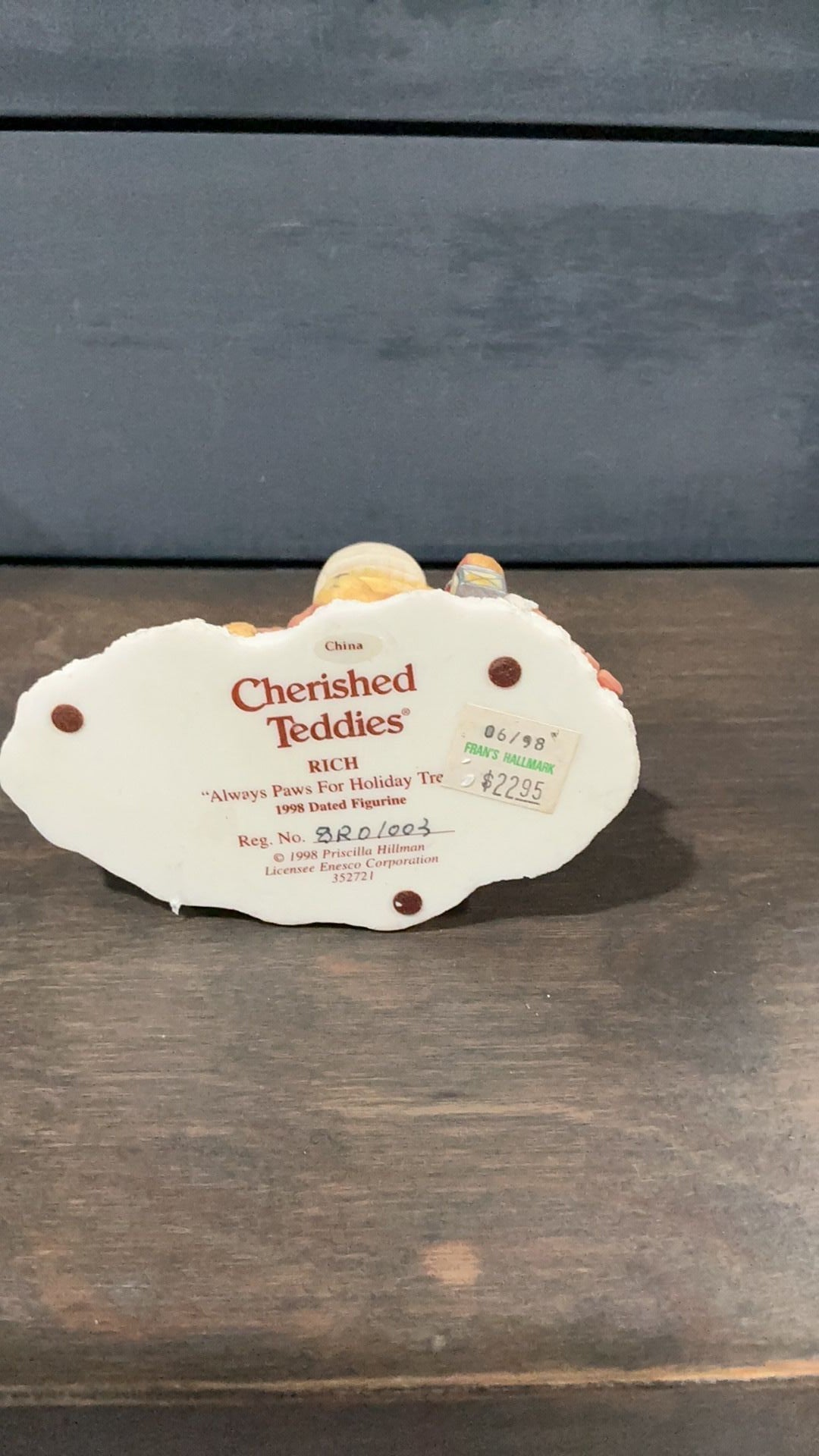Cherished teddies pre-loved