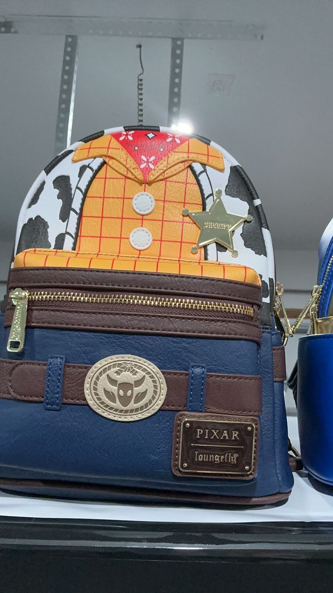 Loungefly NWT X Disney Pixar Toy Story 4 Woody Faux-Leather Mini Backpack One Size Multicoloured