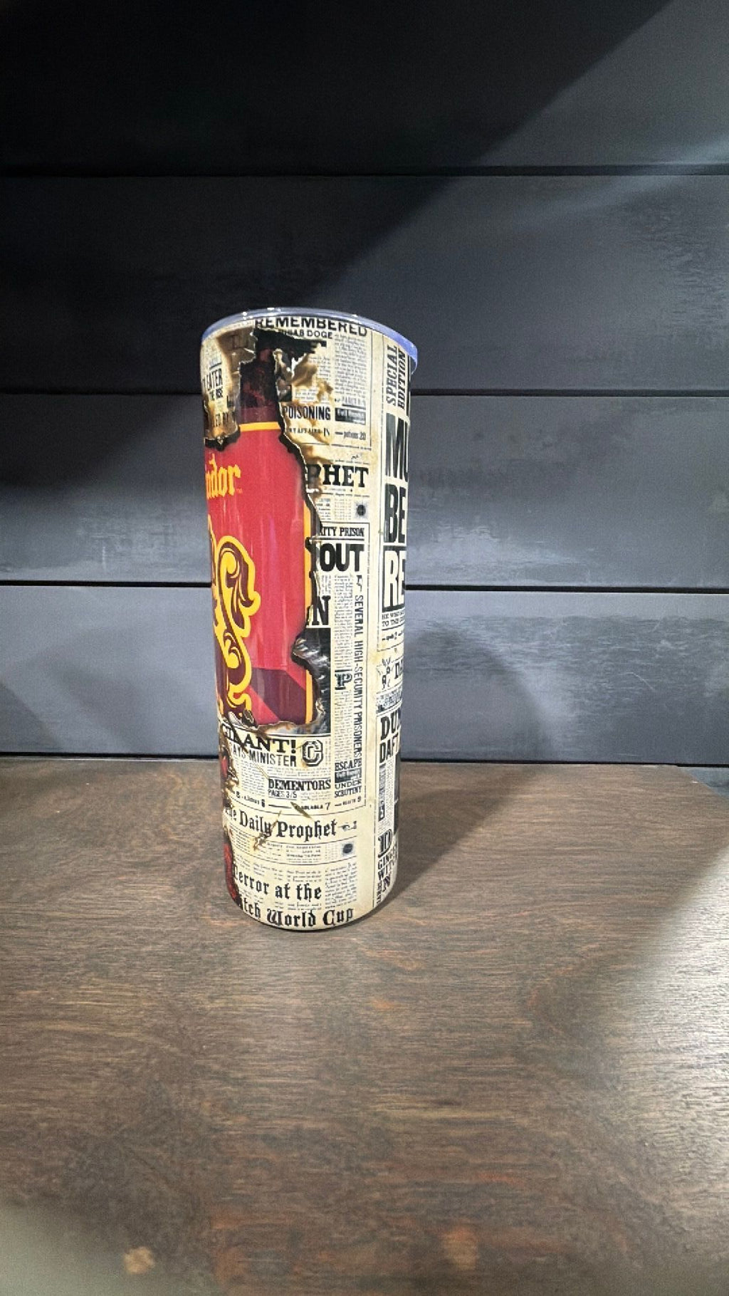 Gryffindor inspired tumbler