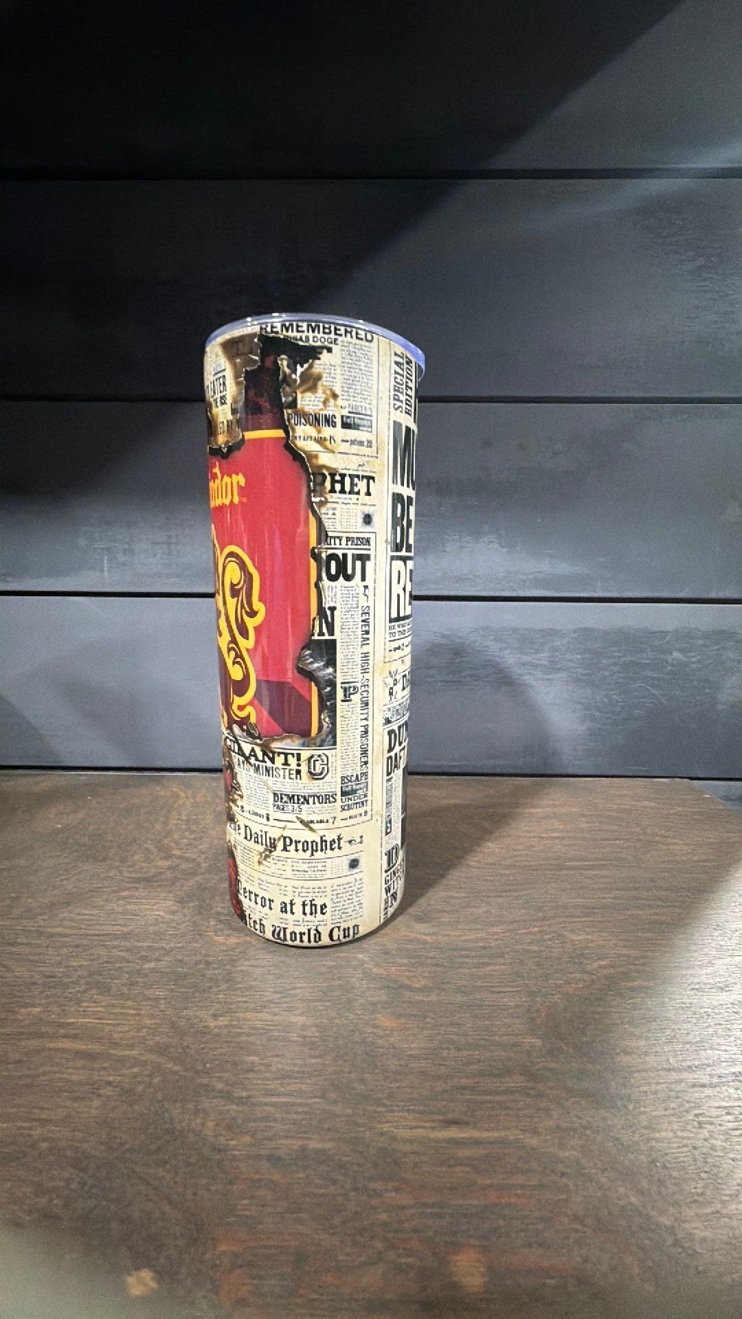 Gryffindor inspired tumbler