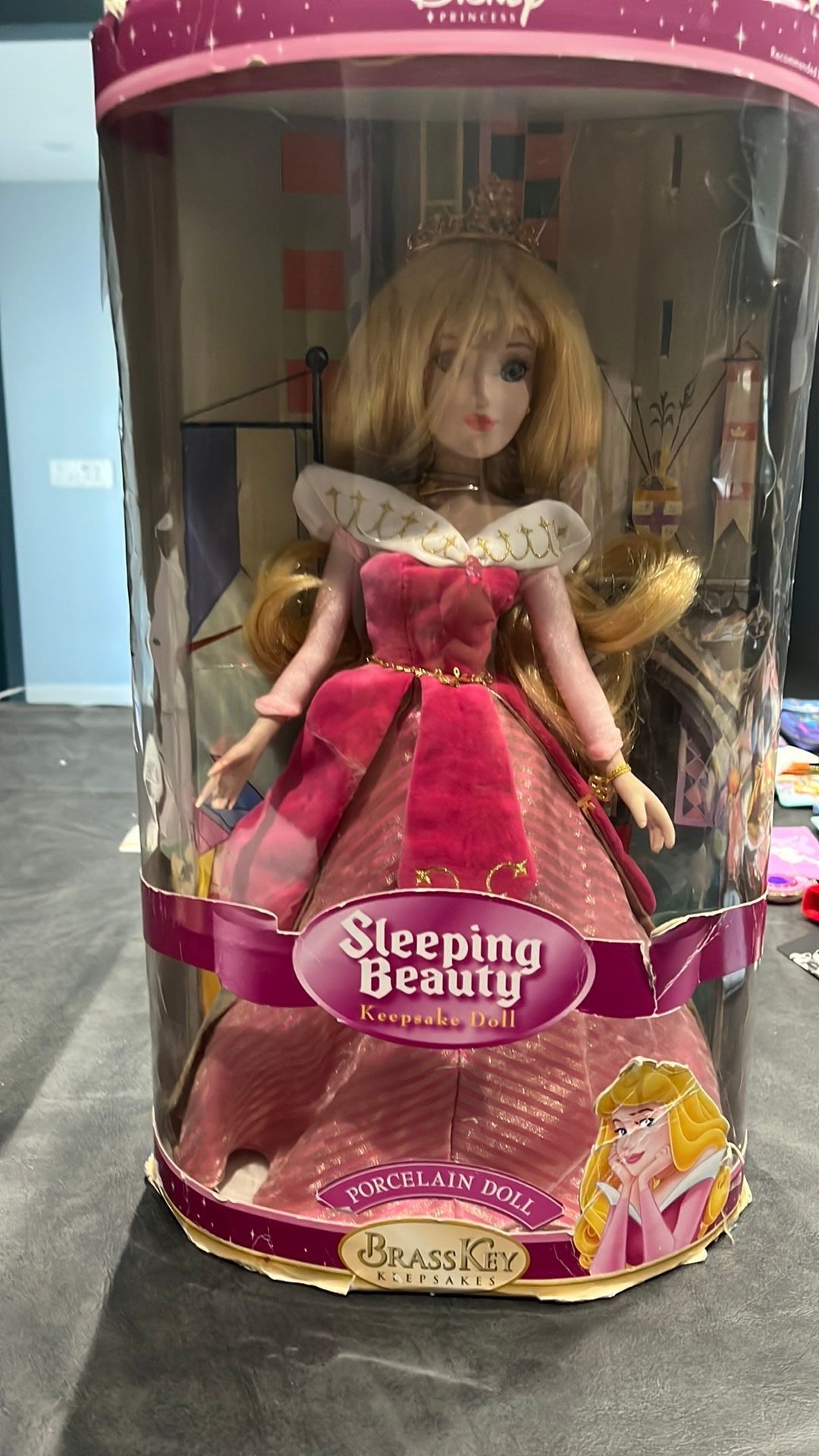 Sleeping beauty keepsake doll