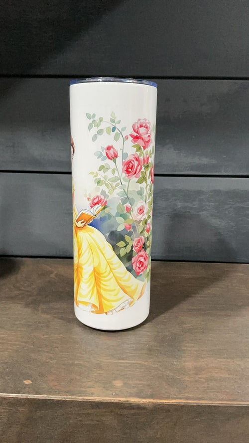 Belle inspired tumbler