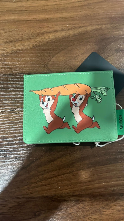 Chip and Dale card holder NWT