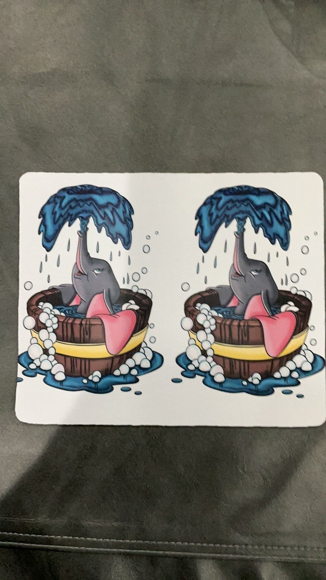 Dumbo inspired mouse pad