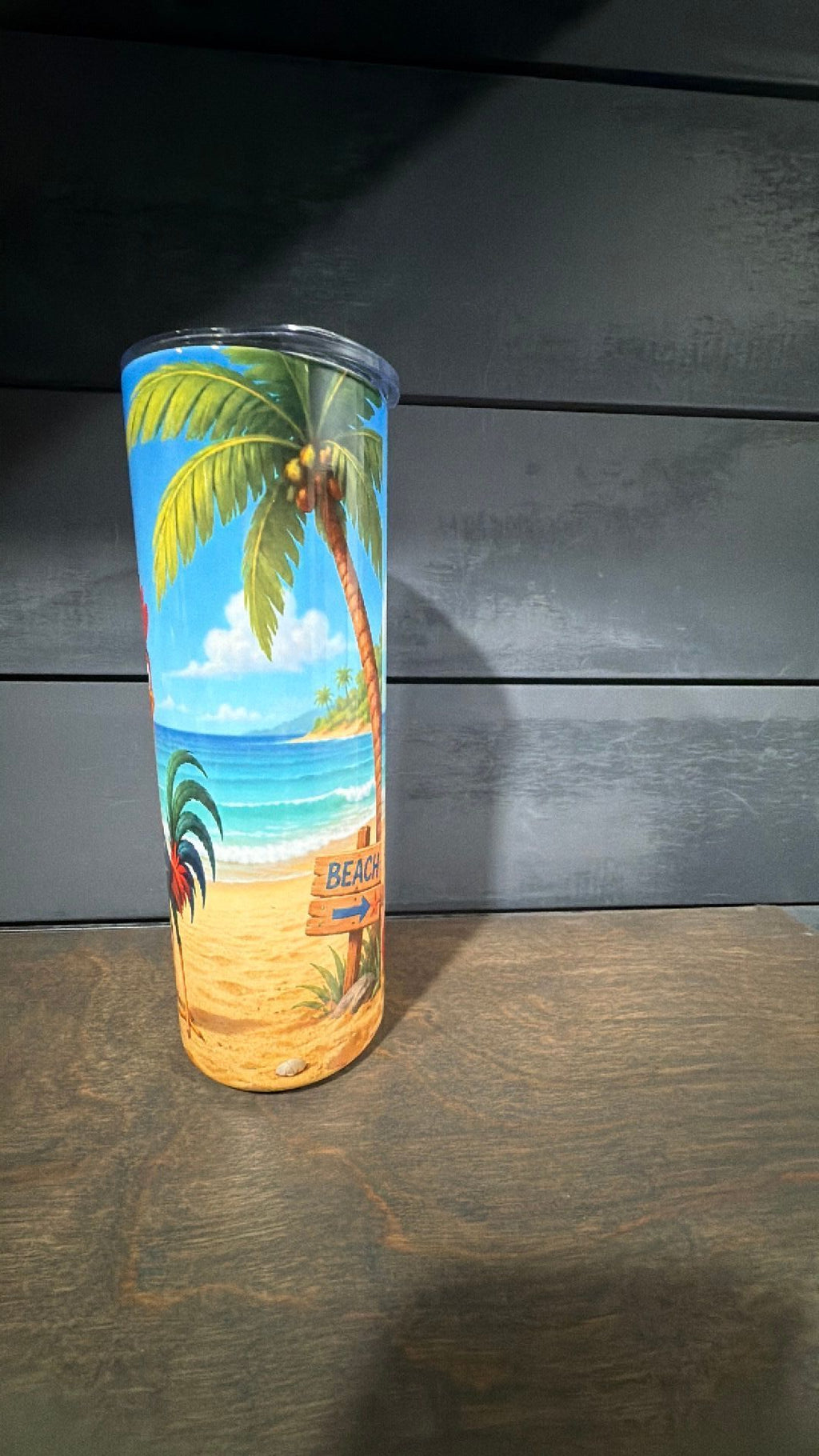 Hei hei and pua inspired tumbler