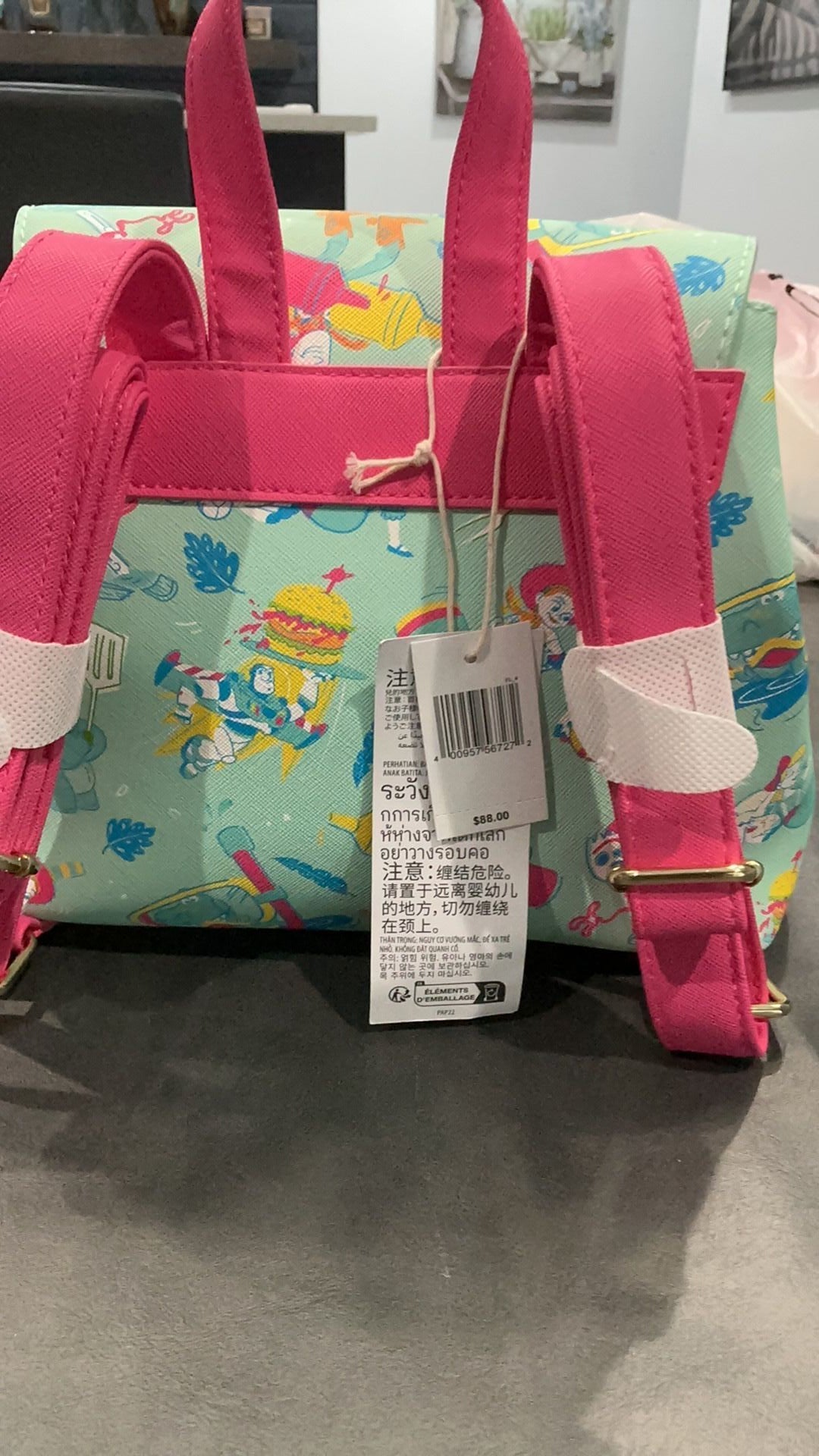 Toy Story backpack NWT