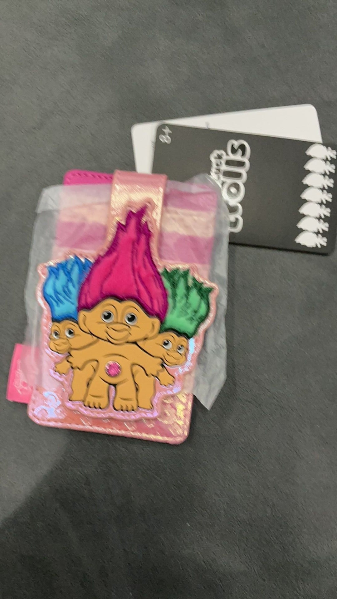 Trolls card holder NWT