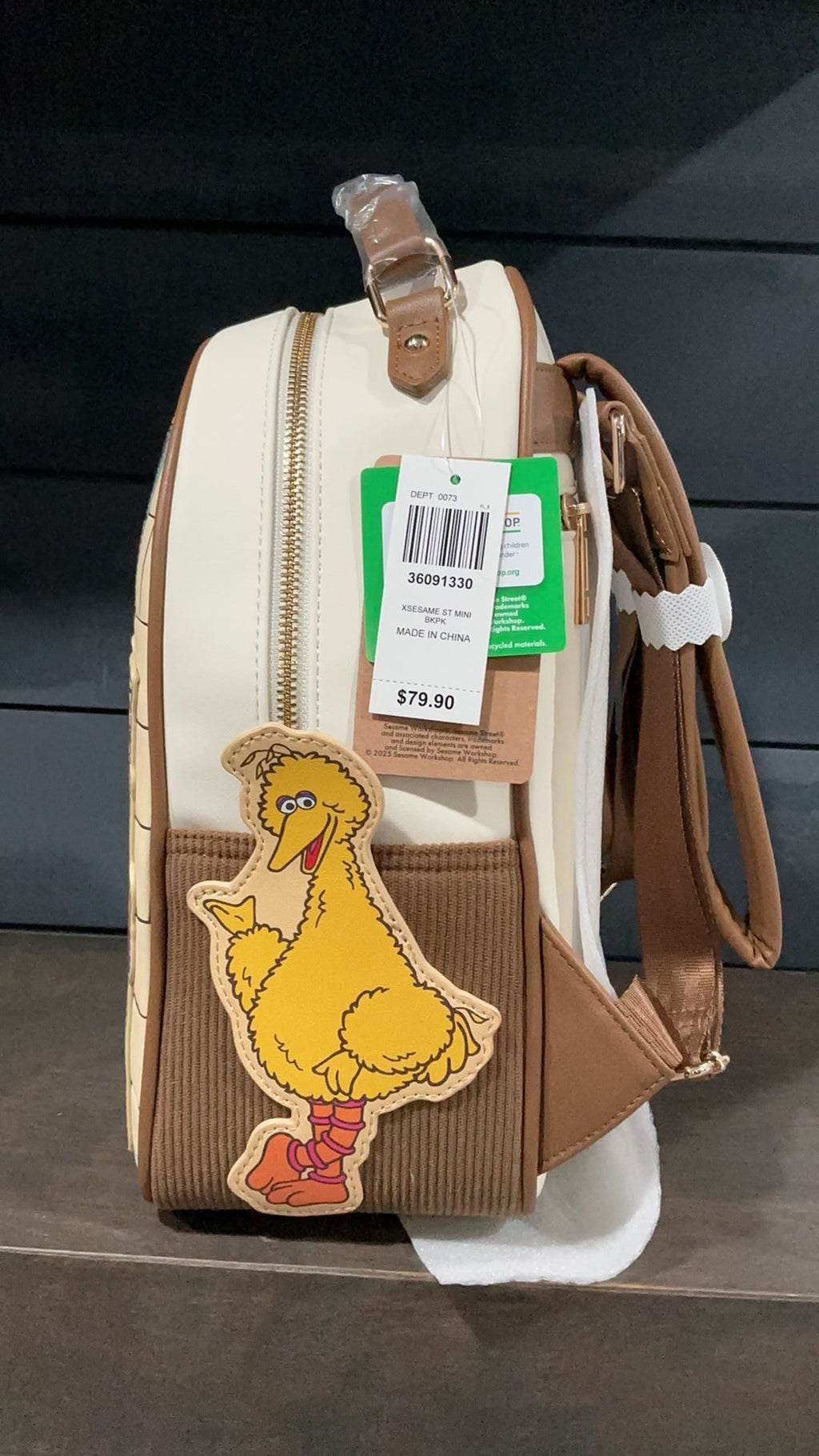Sesame Street backpack NWT