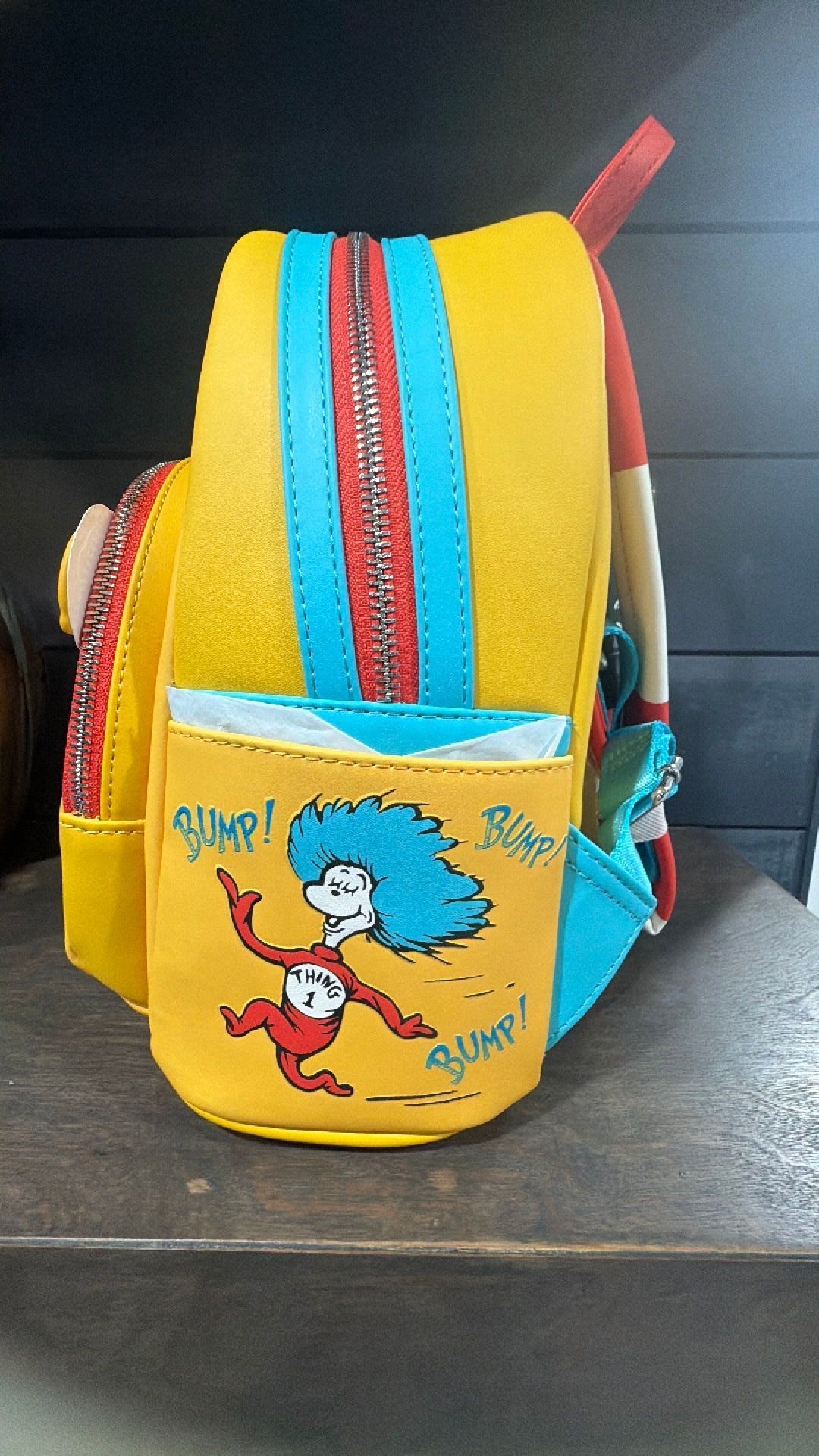 Cat and the hat backpack NWT